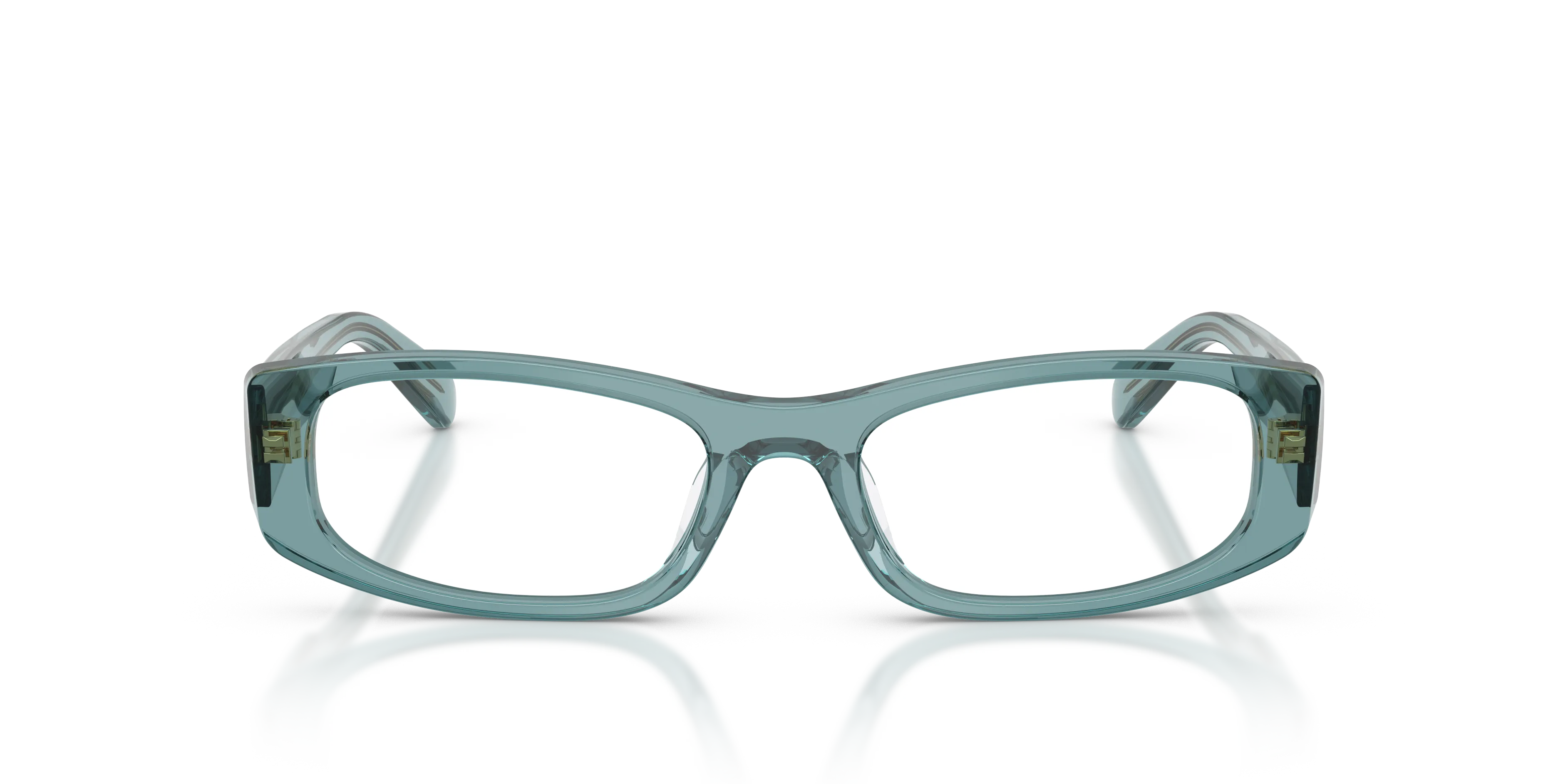 VOGUE EYEWEAR VO5699U 3292 Montature da vista Acetato Blu Trasparente Pillow Normale - immagine 3