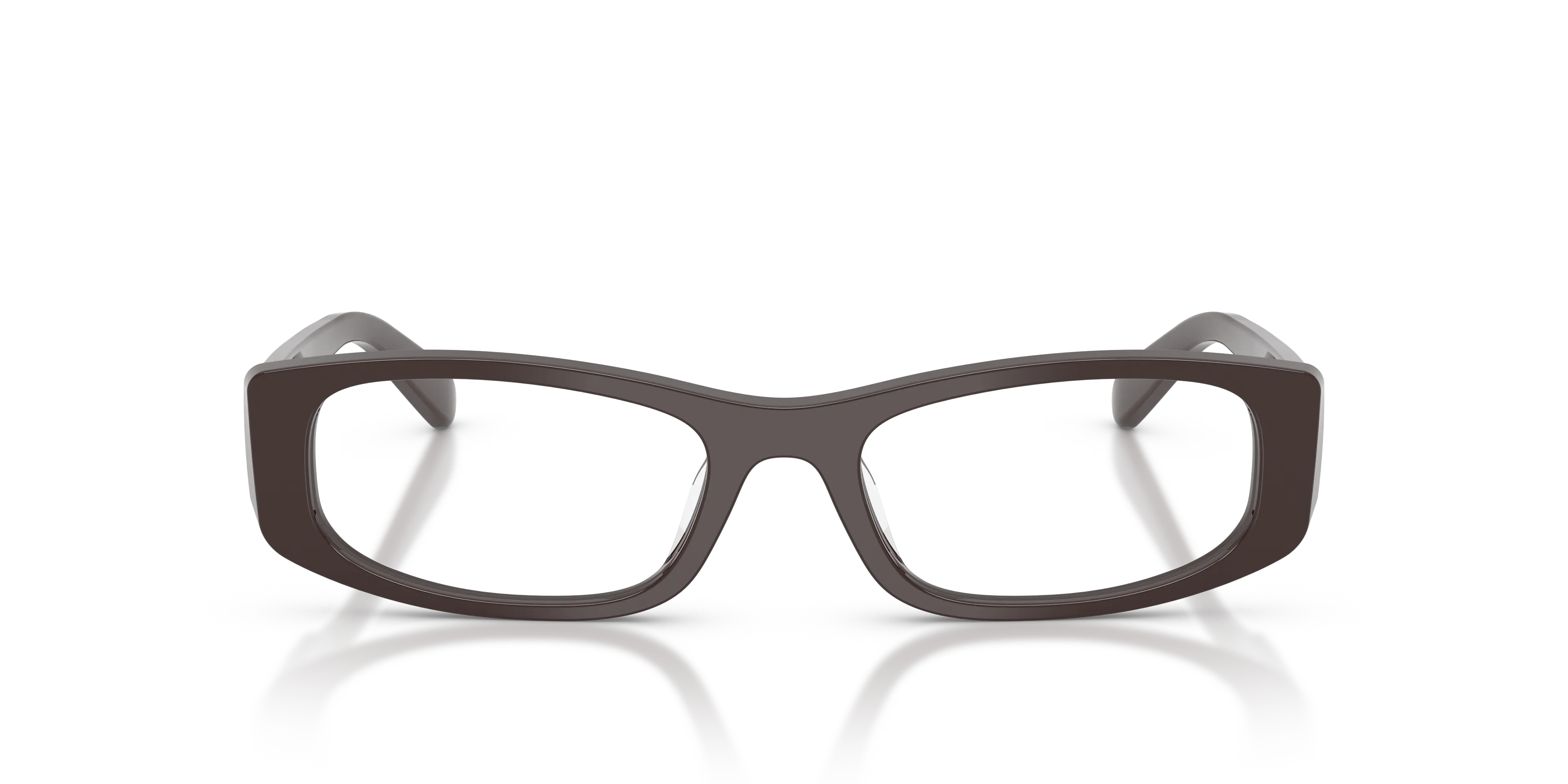 VOGUE EYEWEAR VO5699U 3269 Montature da vista Acetato Marrone Trasparente Pillow Normale - immagine 3