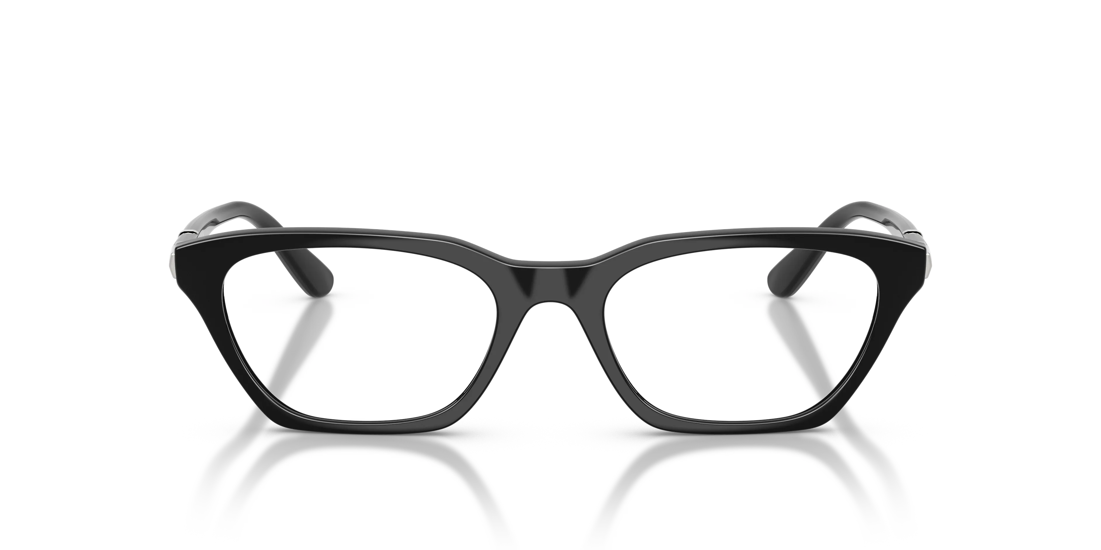 VOGUE EYEWEAR VO5698 W44 Montature da vista Nylon Nero Trasparente Cat Eye Normale - immagine 3