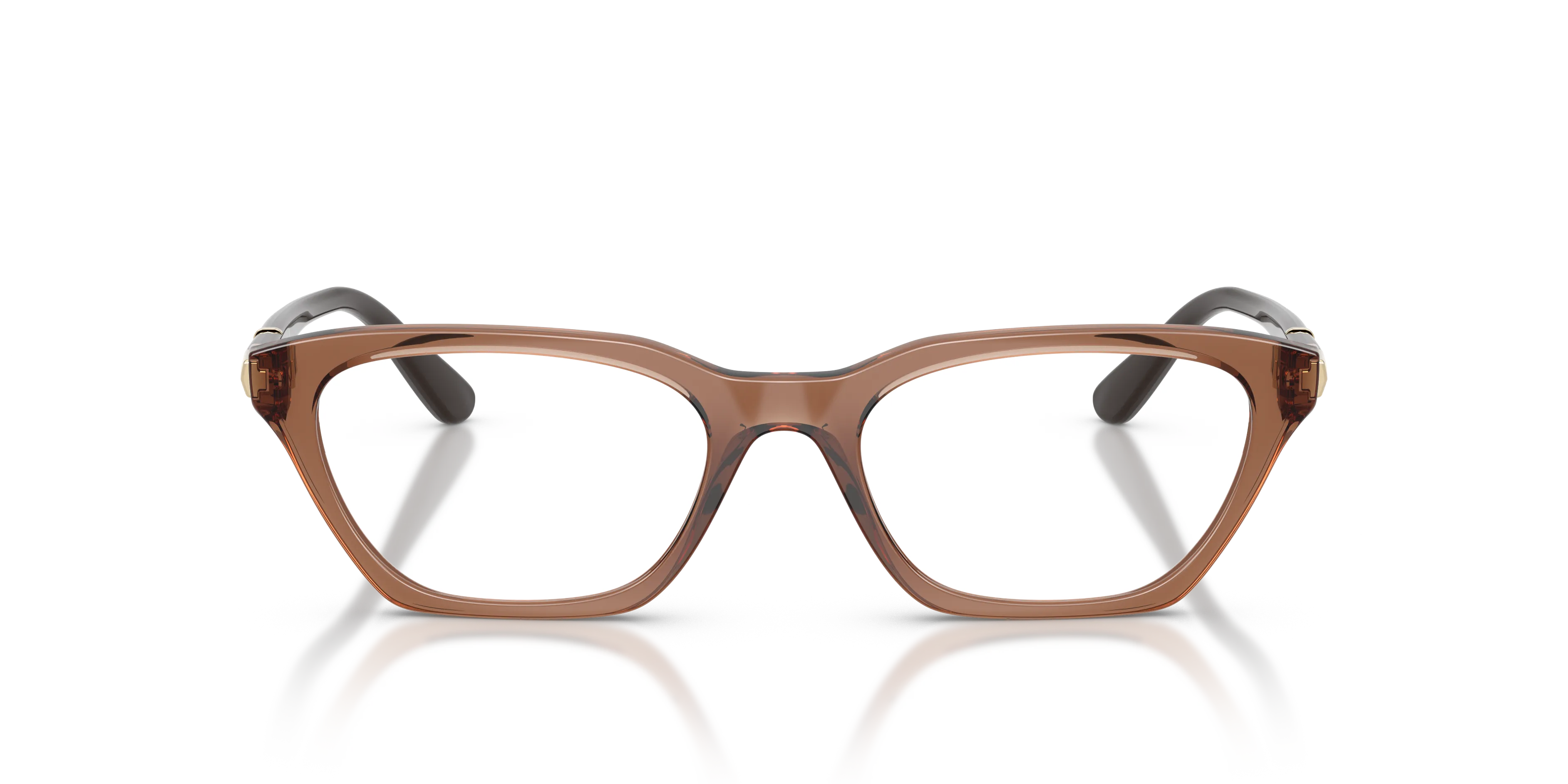VOGUE EYEWEAR VO5698 3297 Montature da vista Nylon Marrone Trasparente Cat Eye Normale - immagine 3