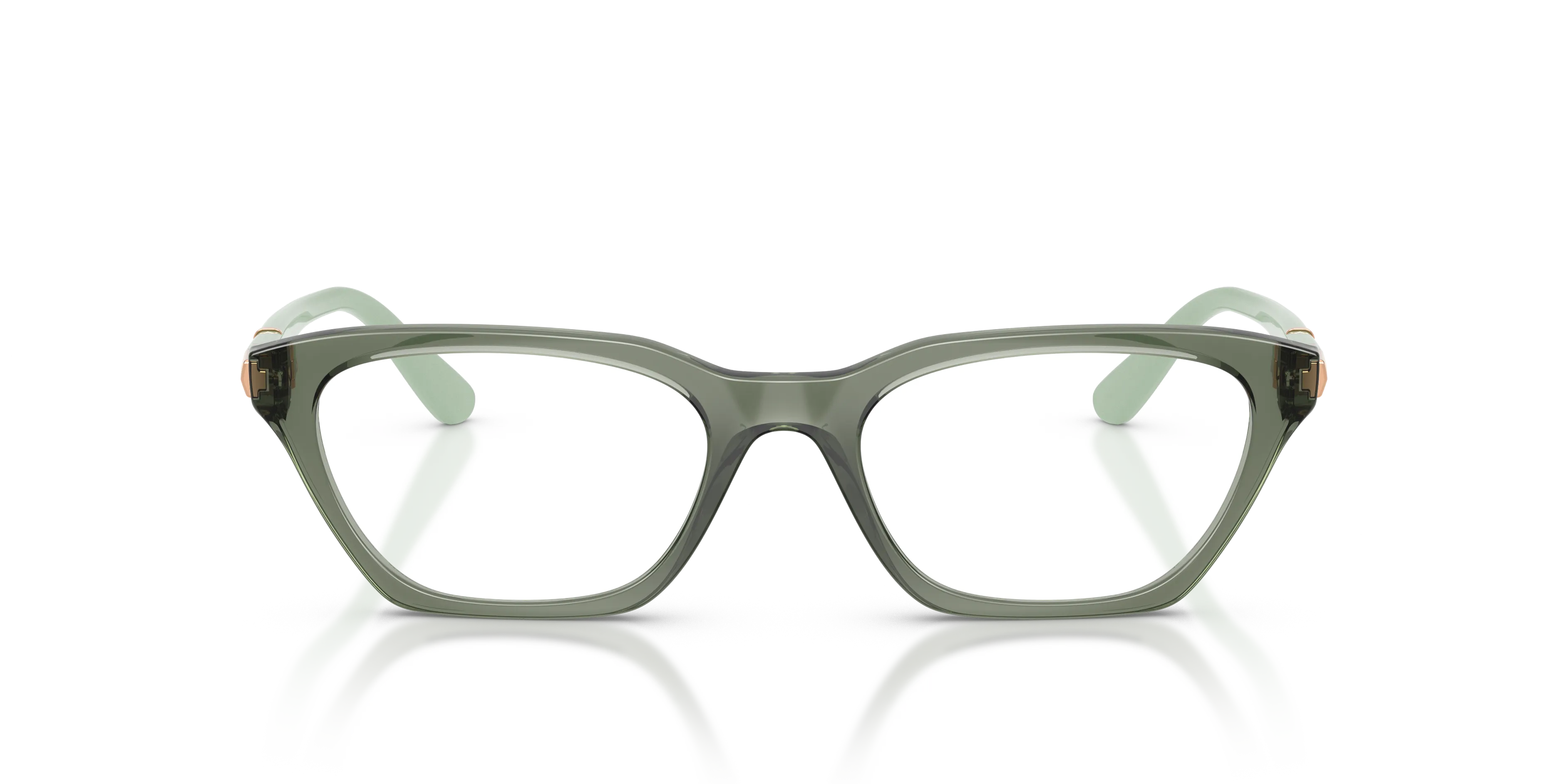 VOGUE EYEWEAR VO5698 3086 Montature da vista Nylon Verde Trasparente Cat Eye Normale - immagine 3