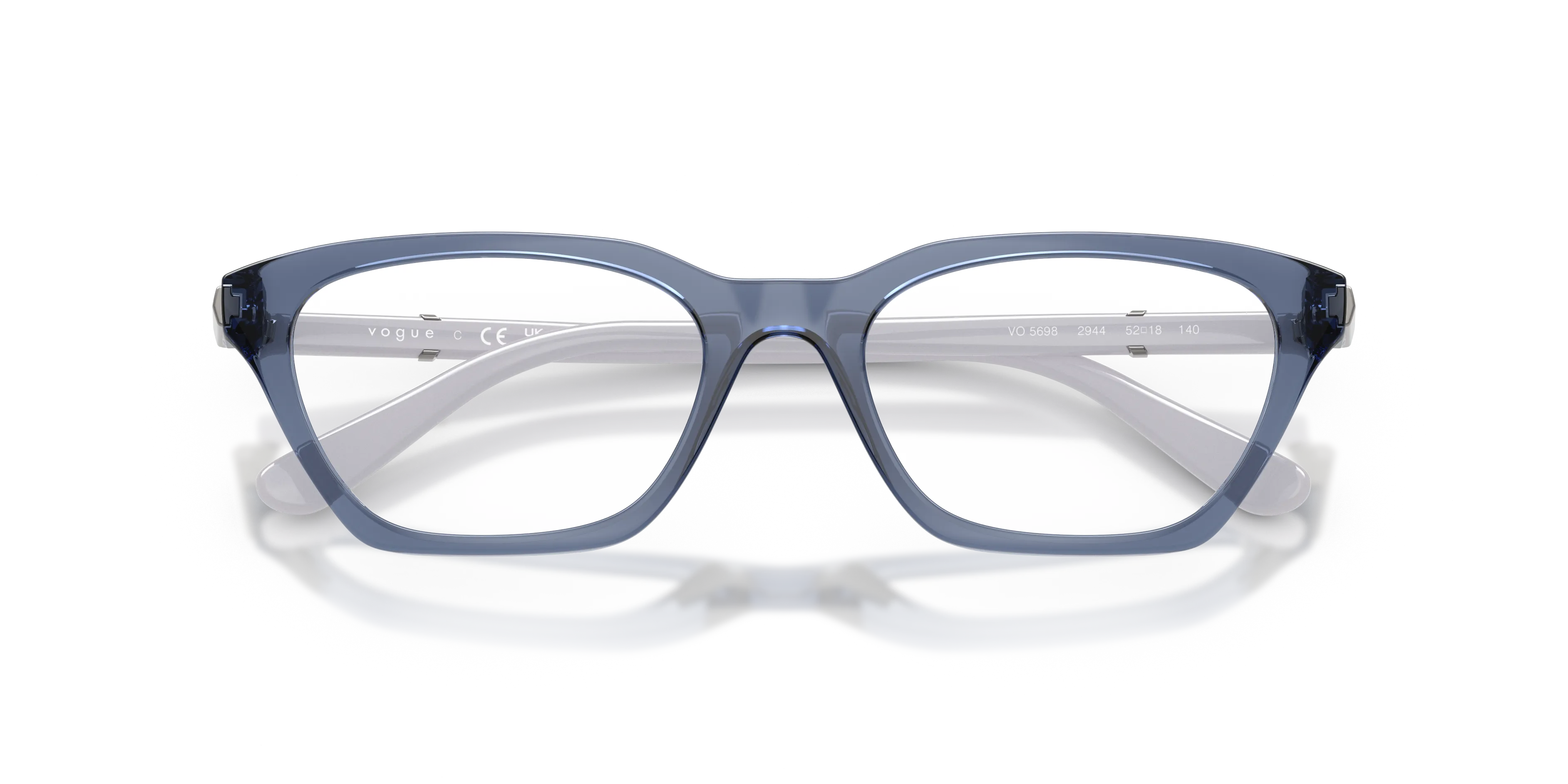 VOGUE EYEWEAR VO5698 2944 Montature da vista Nylon Viola Trasparente Cat Eye Normale - immagine 2