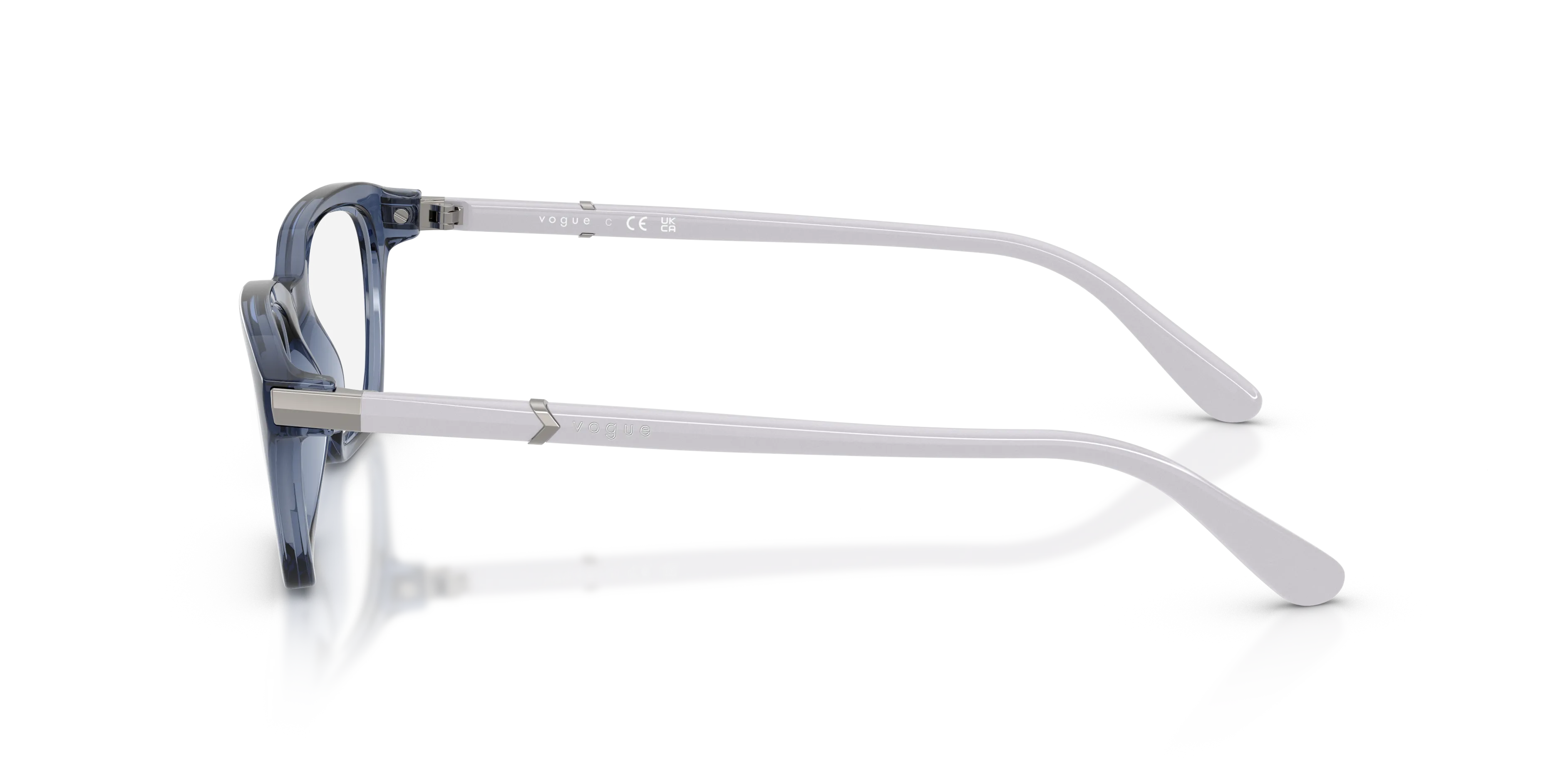 VOGUE EYEWEAR VO5698 2944 Montature da vista Nylon Viola Trasparente Cat Eye Normale - immagine 4