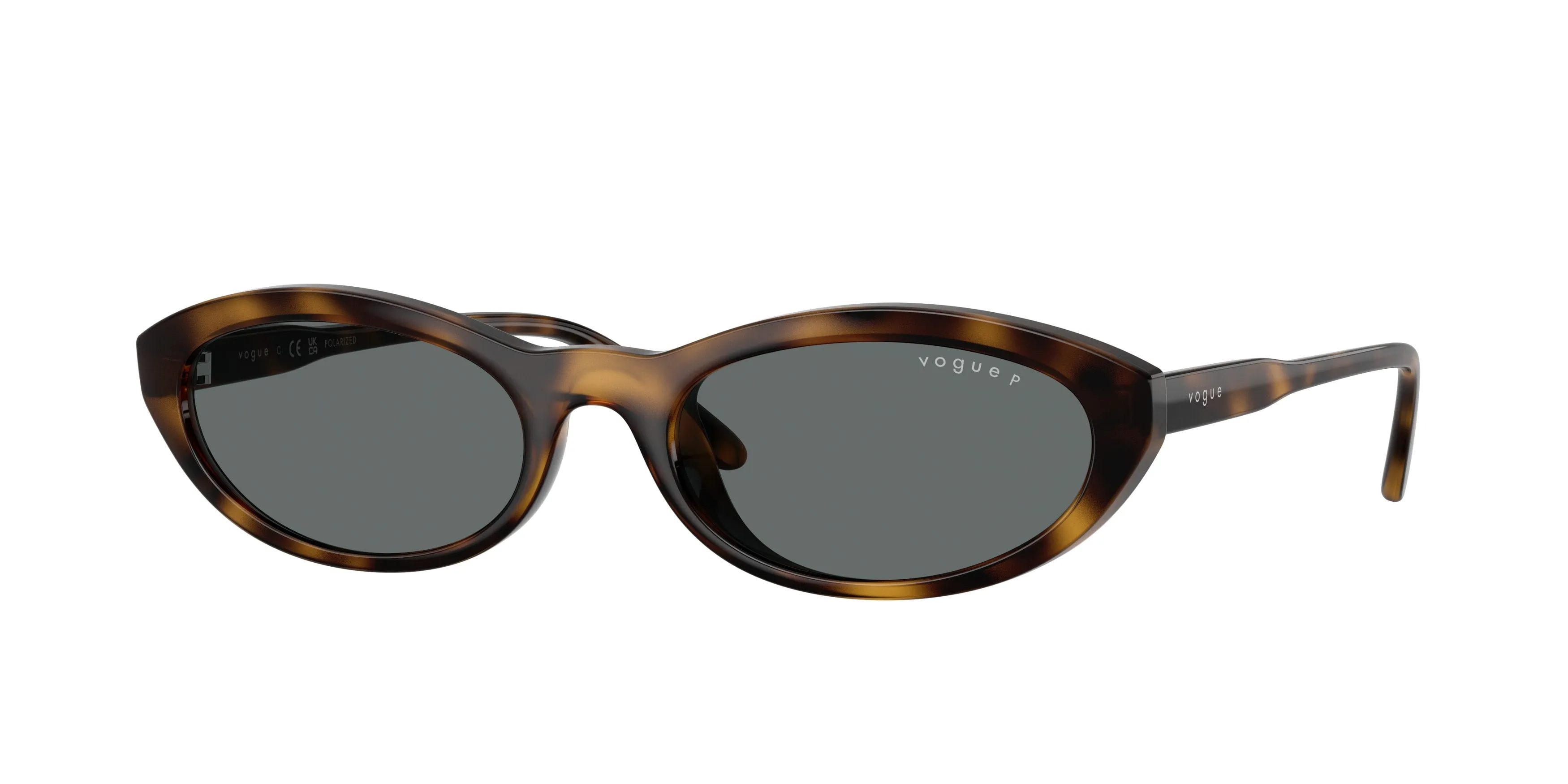 VOGUE EYEWEAR VO5697SU W65681 Occhiali da sole Nylon Marrone Grigio Rotonda Polarizzata - immagine 1