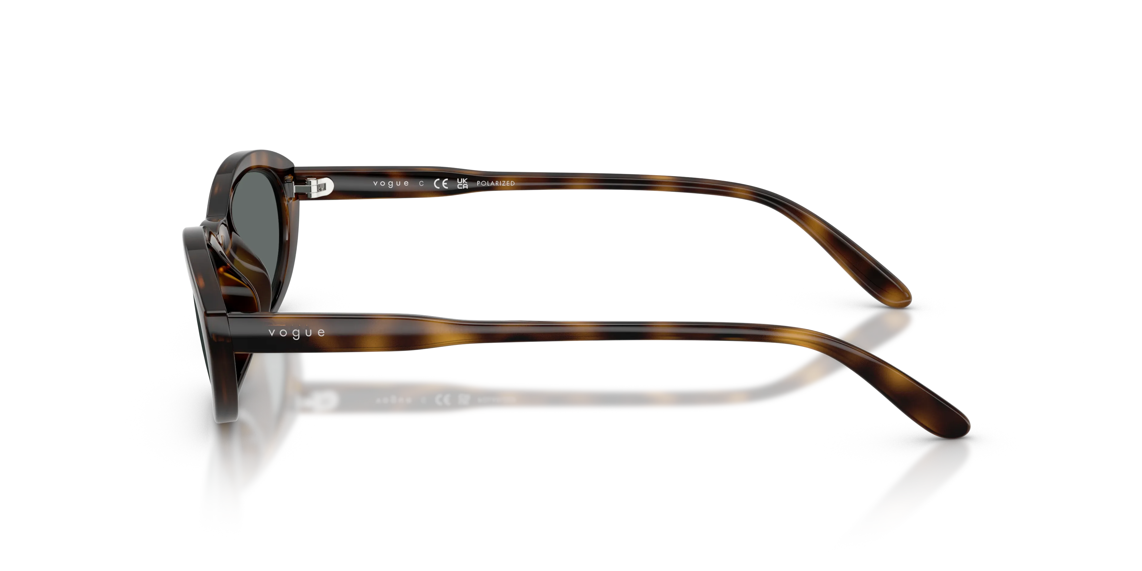 VOGUE EYEWEAR VO5697SU W65681 Occhiali da sole Nylon Marrone Grigio Rotonda Polarizzata - immagine 4