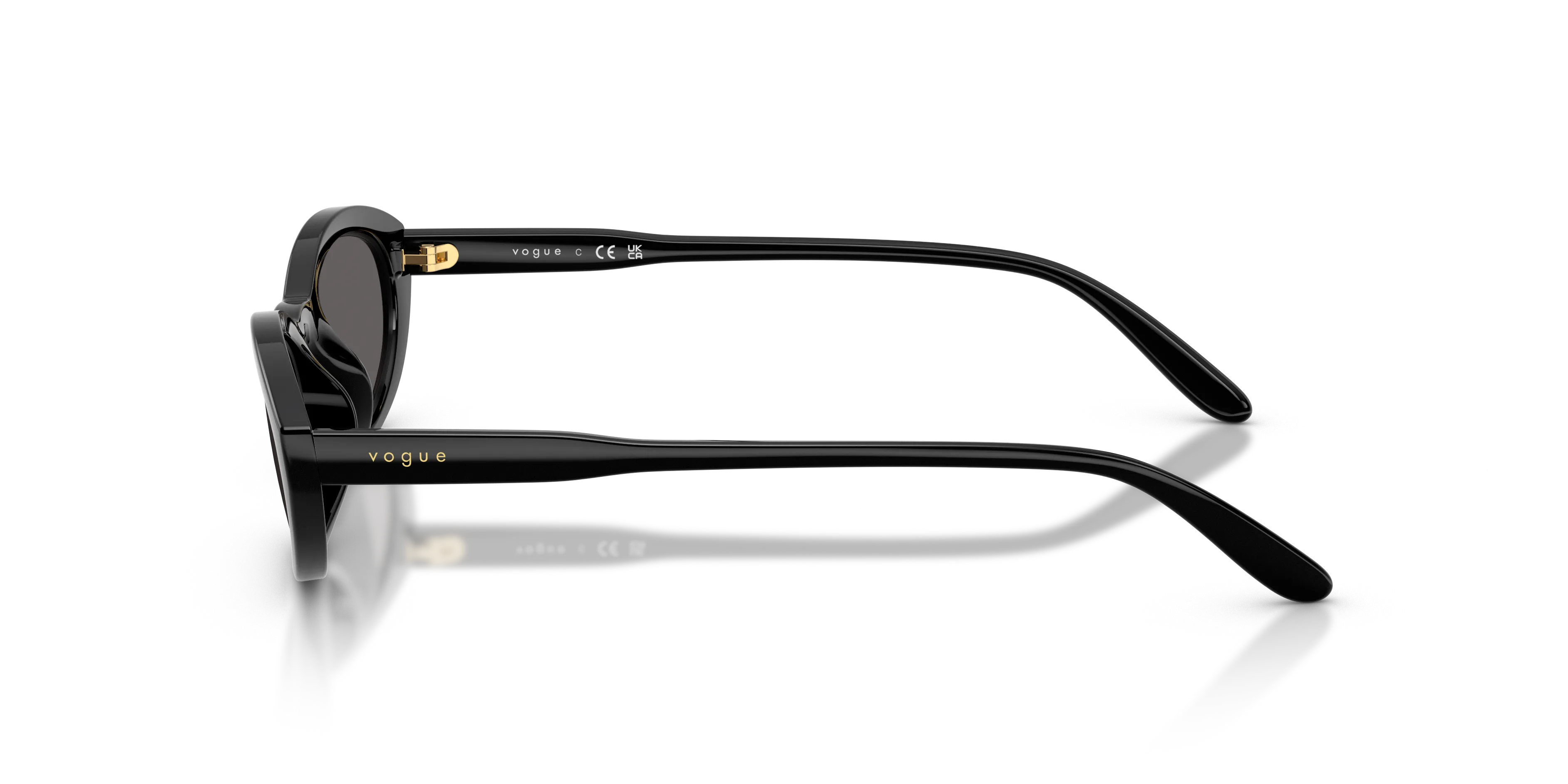 VOGUE EYEWEAR VO5697SU W44/87 Occhiali da sole Nylon Nero Grigio Rotonda Normale - immagine 4