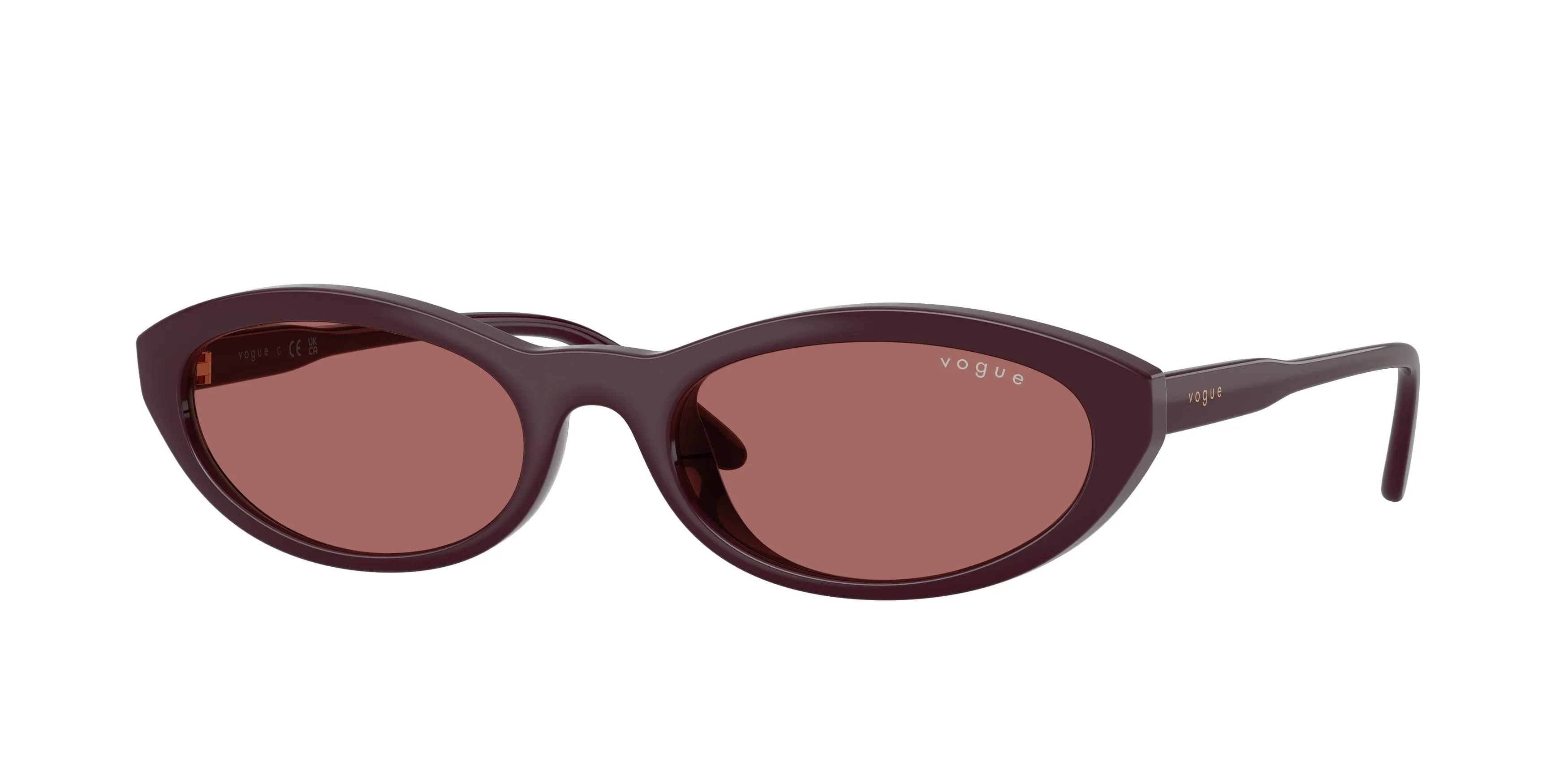 VOGUE EYEWEAR VO5697SU 328469 Occhiali da sole Nylon Rosso Viola Rotonda Normale - immagine 1