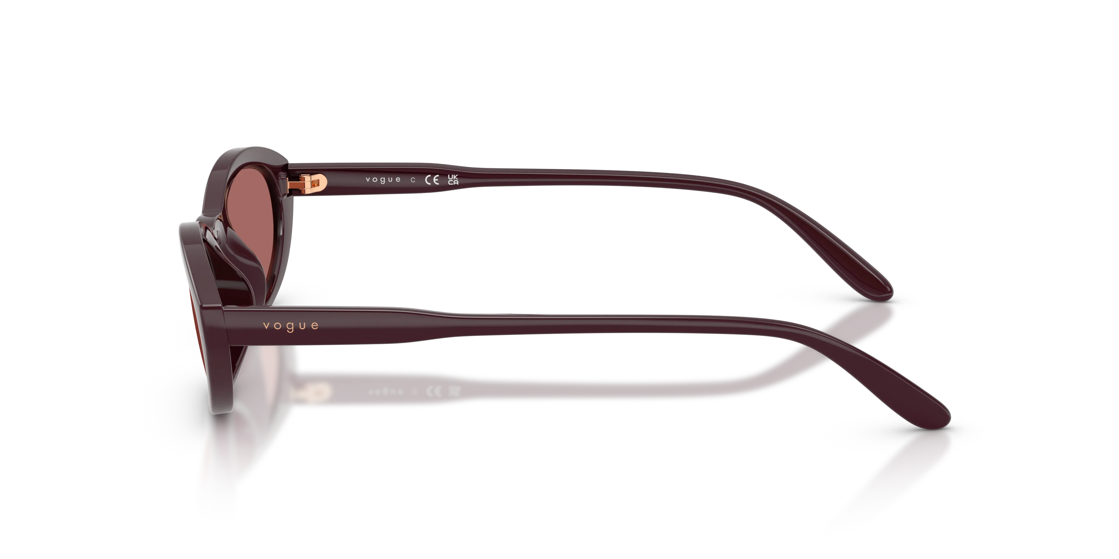 VOGUE EYEWEAR VO5697SU 328469 Occhiali da sole Nylon Rosso Viola Rotonda Normale - immagine 4