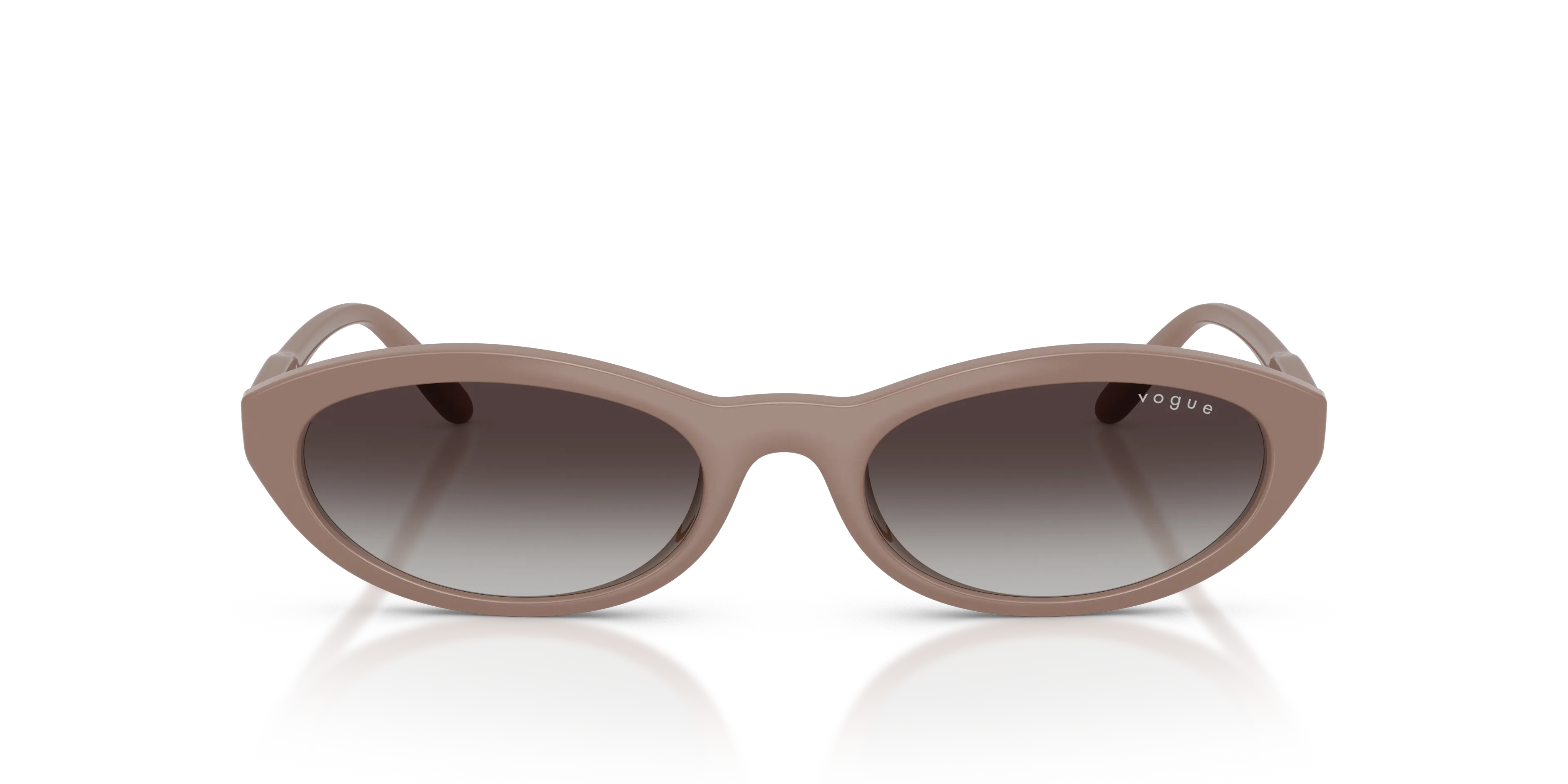 VOGUE EYEWEAR VO5697SU 32728G Occhiali da sole Nylon Marrone Grigio Rotonda Normale Sfumato - immagine 3