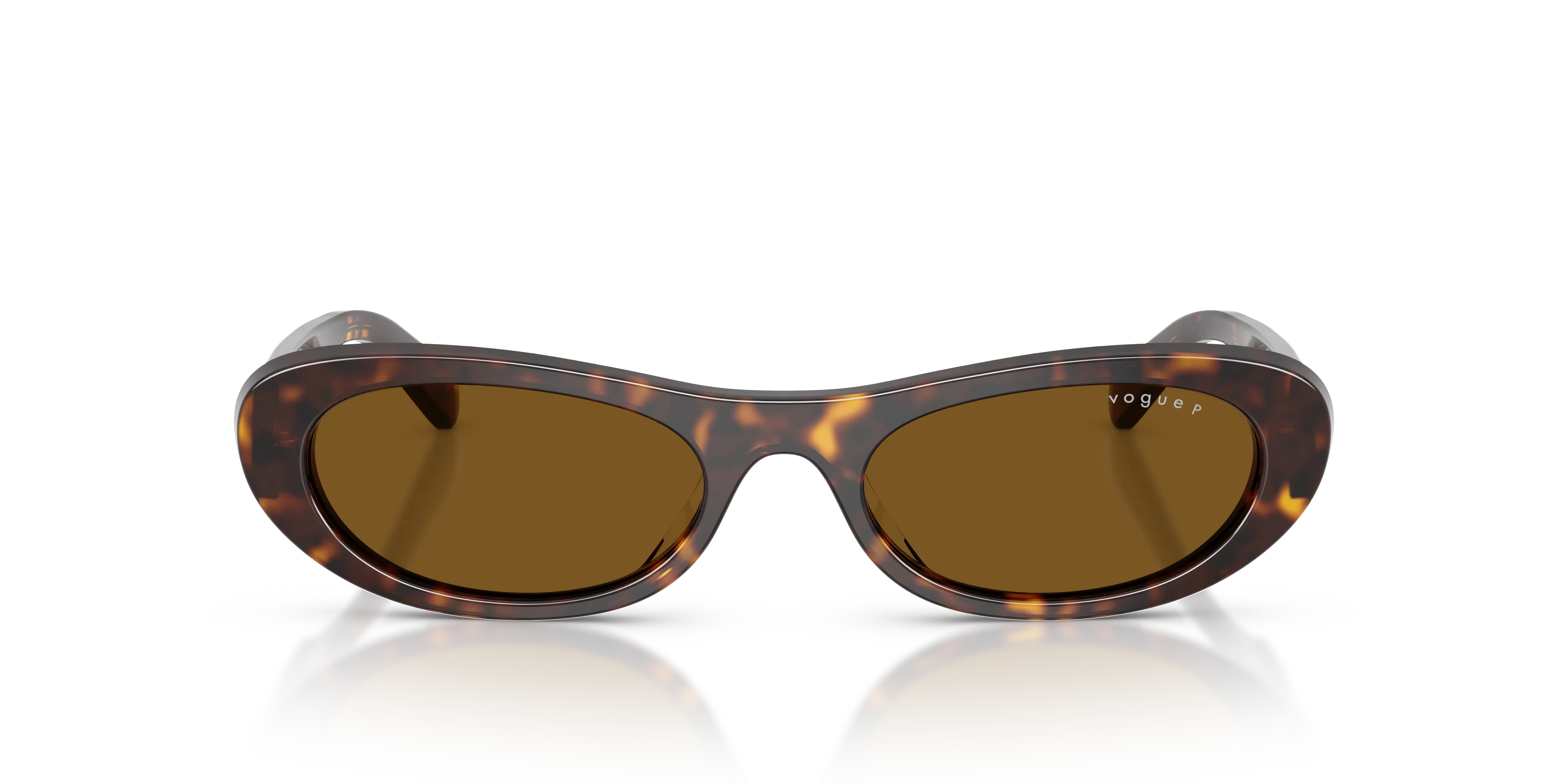 VOGUE EYEWEAR VO5695SU W65683 Occhiali da sole Acetato Marrone Marrone Rotonda Polarizzata - immagine 3