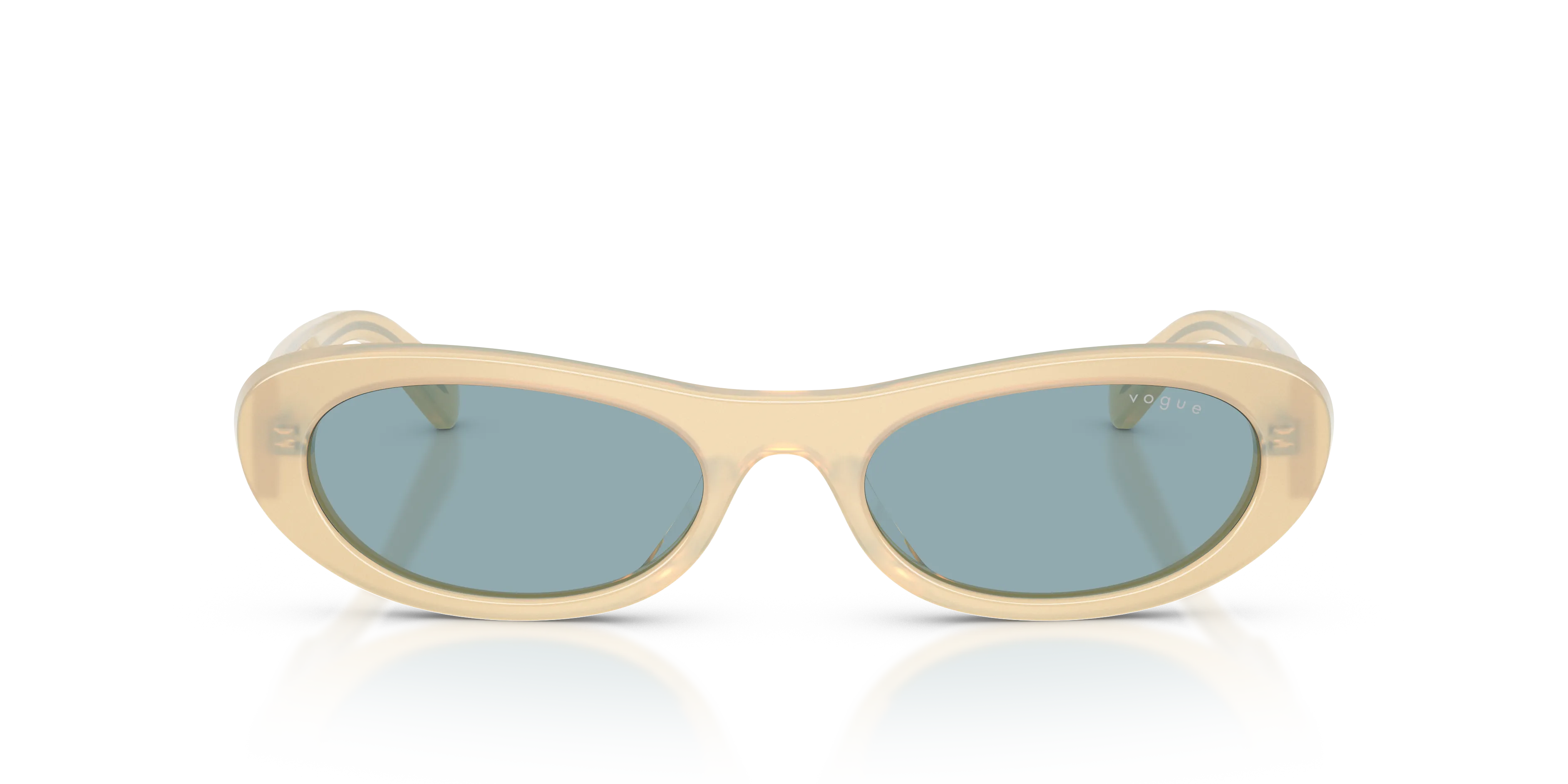 VOGUE EYEWEAR VO5695SU 328080 Occhiali da sole Acetato Bianco Blu Rotonda Normale - immagine 3