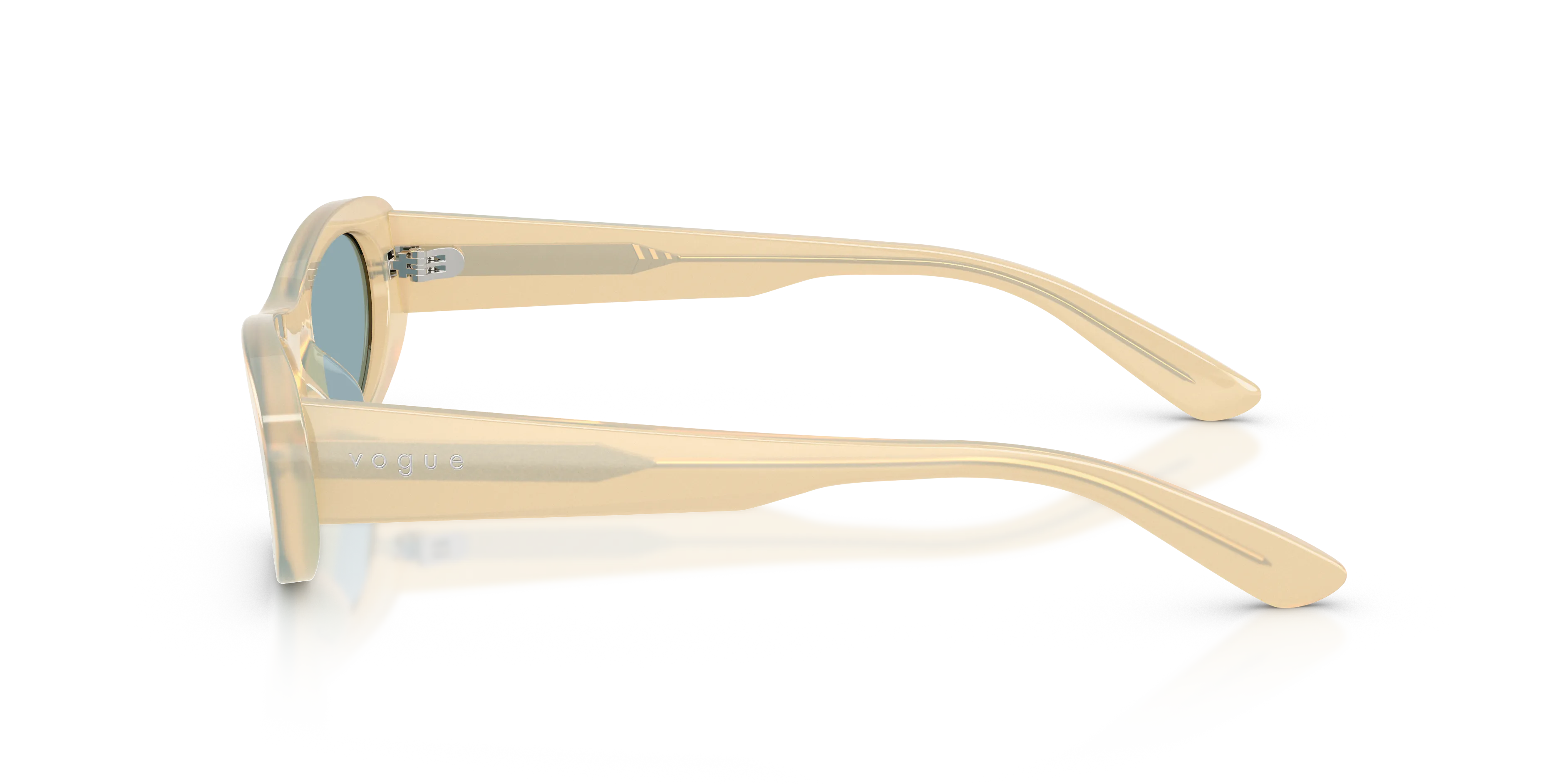 VOGUE EYEWEAR VO5695SU 328080 Occhiali da sole Acetato Bianco Blu Rotonda Normale - immagine 4