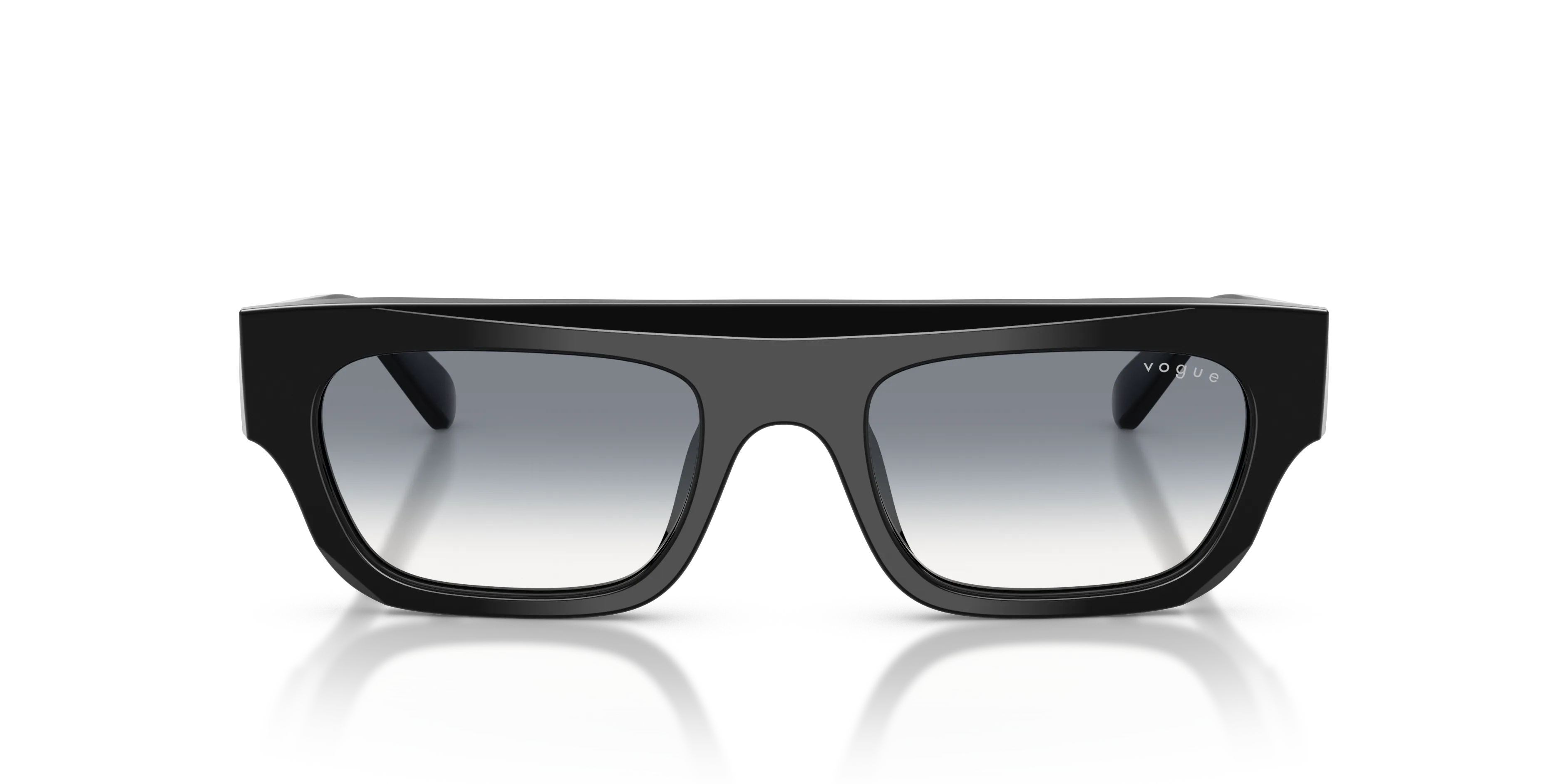 VOGUE EYEWEAR VO5694SU W44/79 Occhiali da sole Acetato Nero Blu Squadrata Normale Sfumato - immagine 3