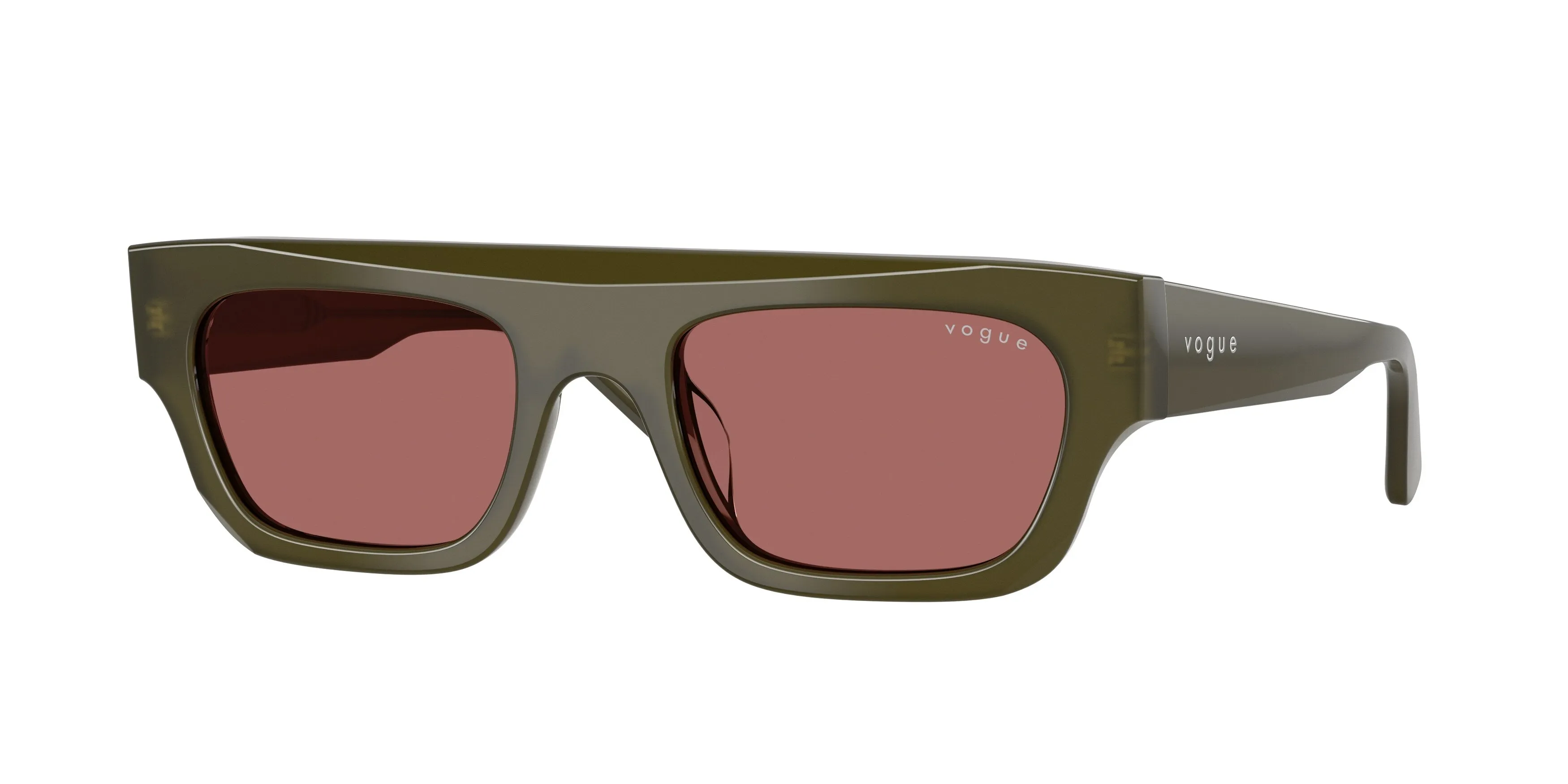 VOGUE EYEWEAR VO5694SU 328869 Occhiali da sole Acetato Verde Viola Squadrata Normale - immagine 1
