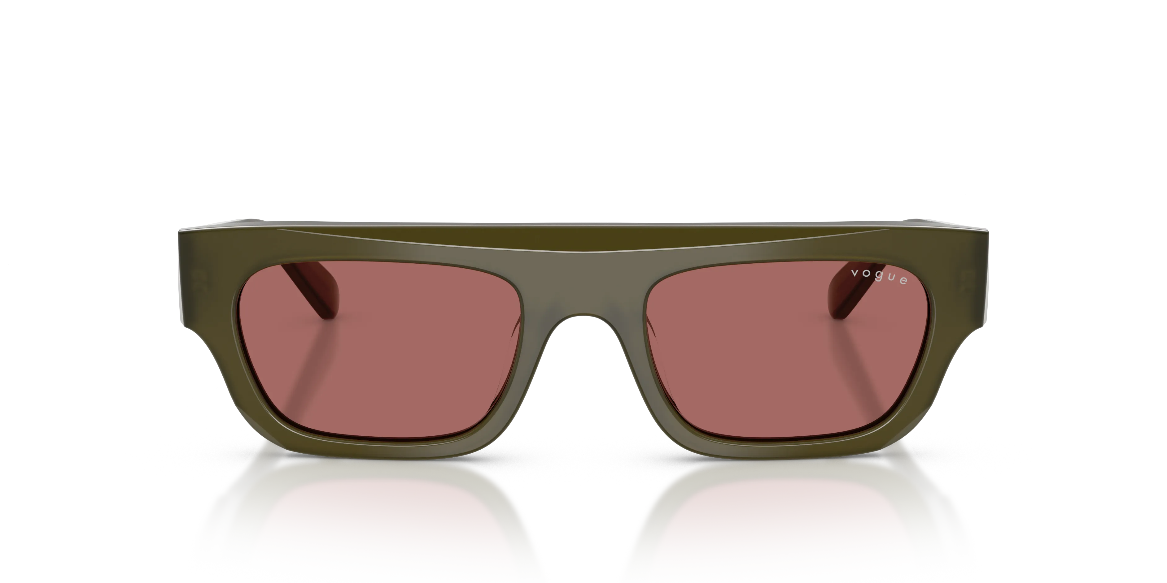 VOGUE EYEWEAR VO5694SU 328869 Occhiali da sole Acetato Verde Viola Squadrata Normale - immagine 3