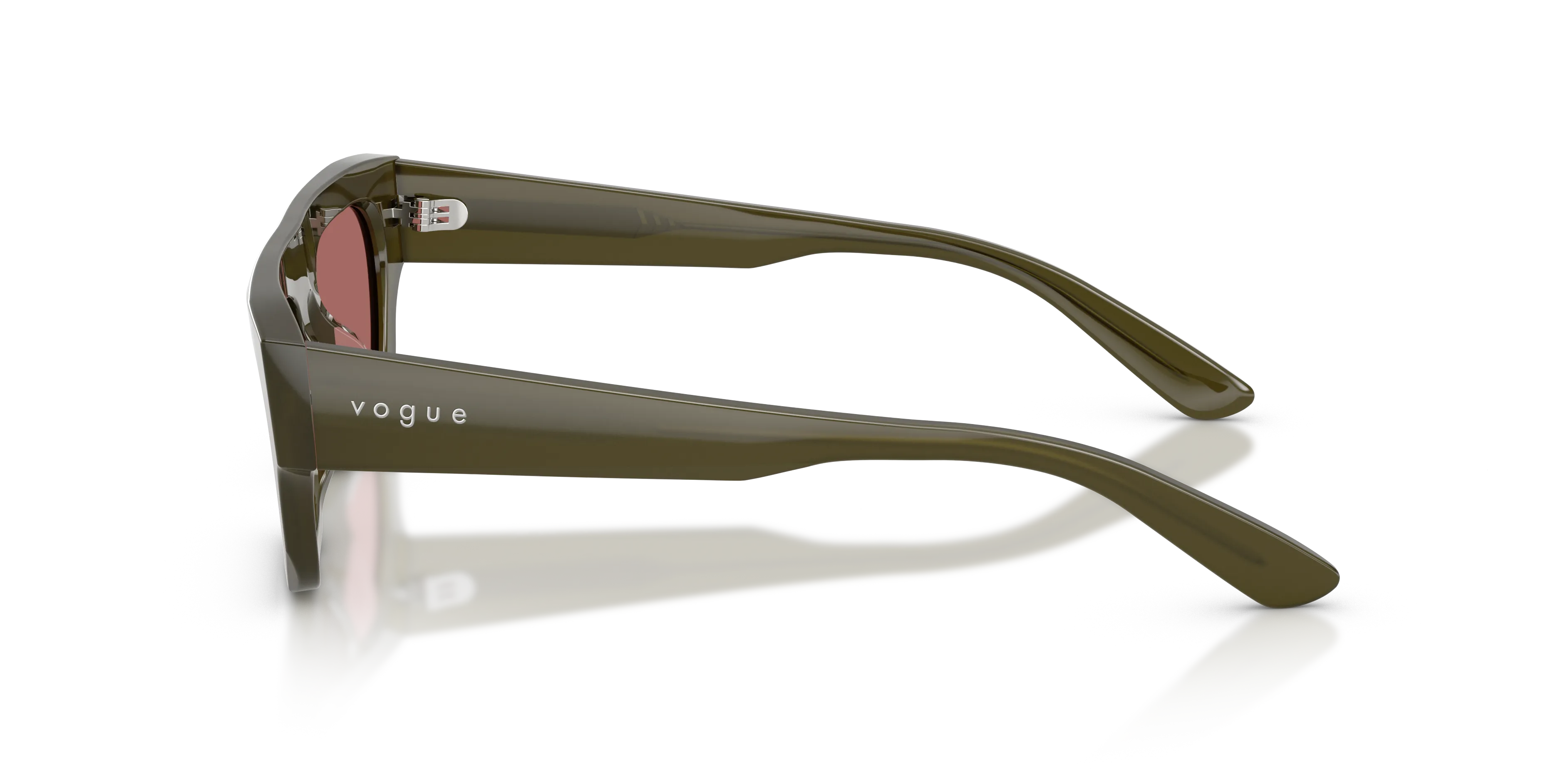 VOGUE EYEWEAR VO5694SU 328869 Occhiali da sole Acetato Verde Viola Squadrata Normale - immagine 4