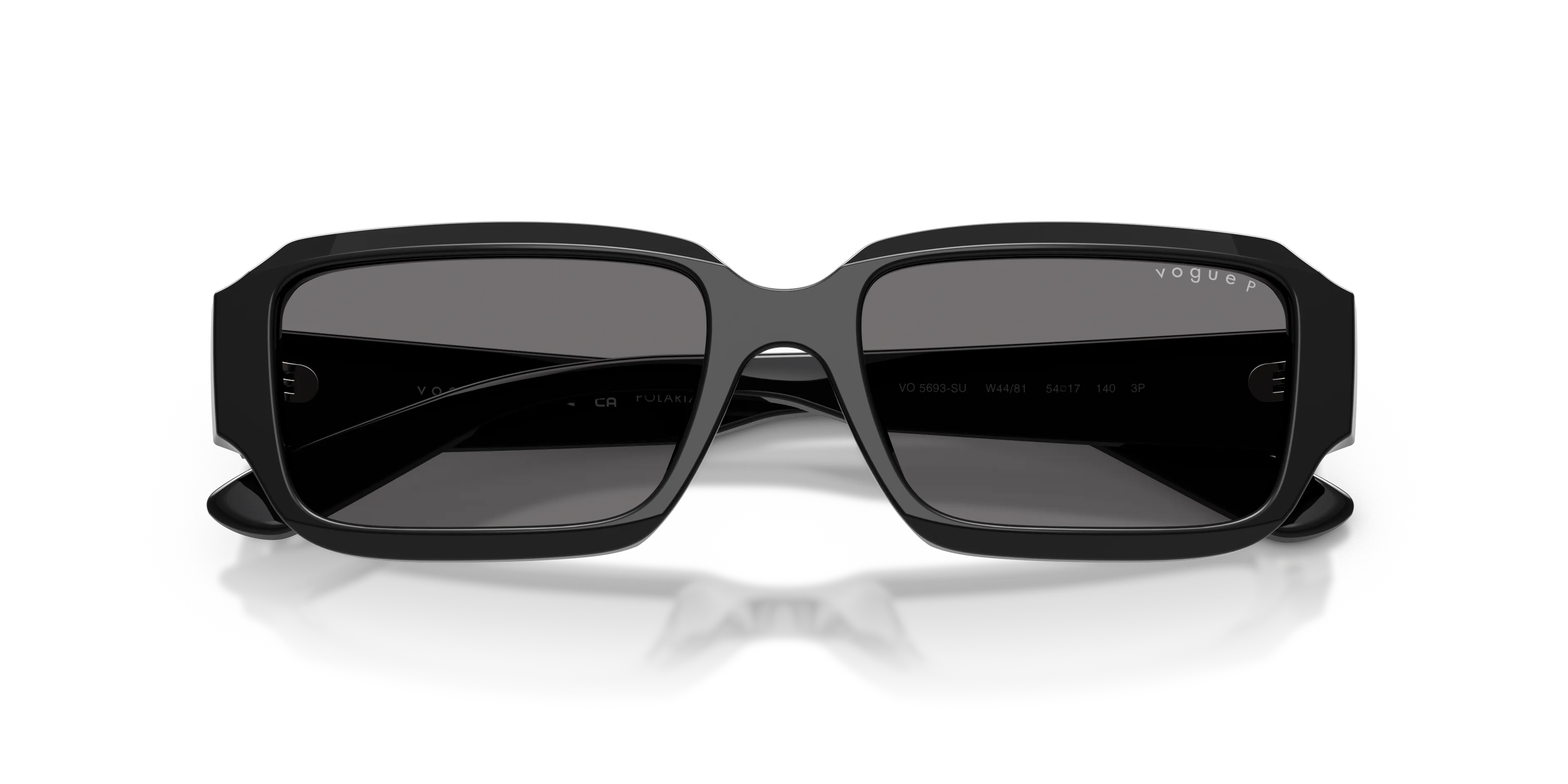 VOGUE EYEWEAR VO5693SU W44/81 Occhiali da sole Acetato Nero Grigio Squadrata Polarizzata - immagine 2
