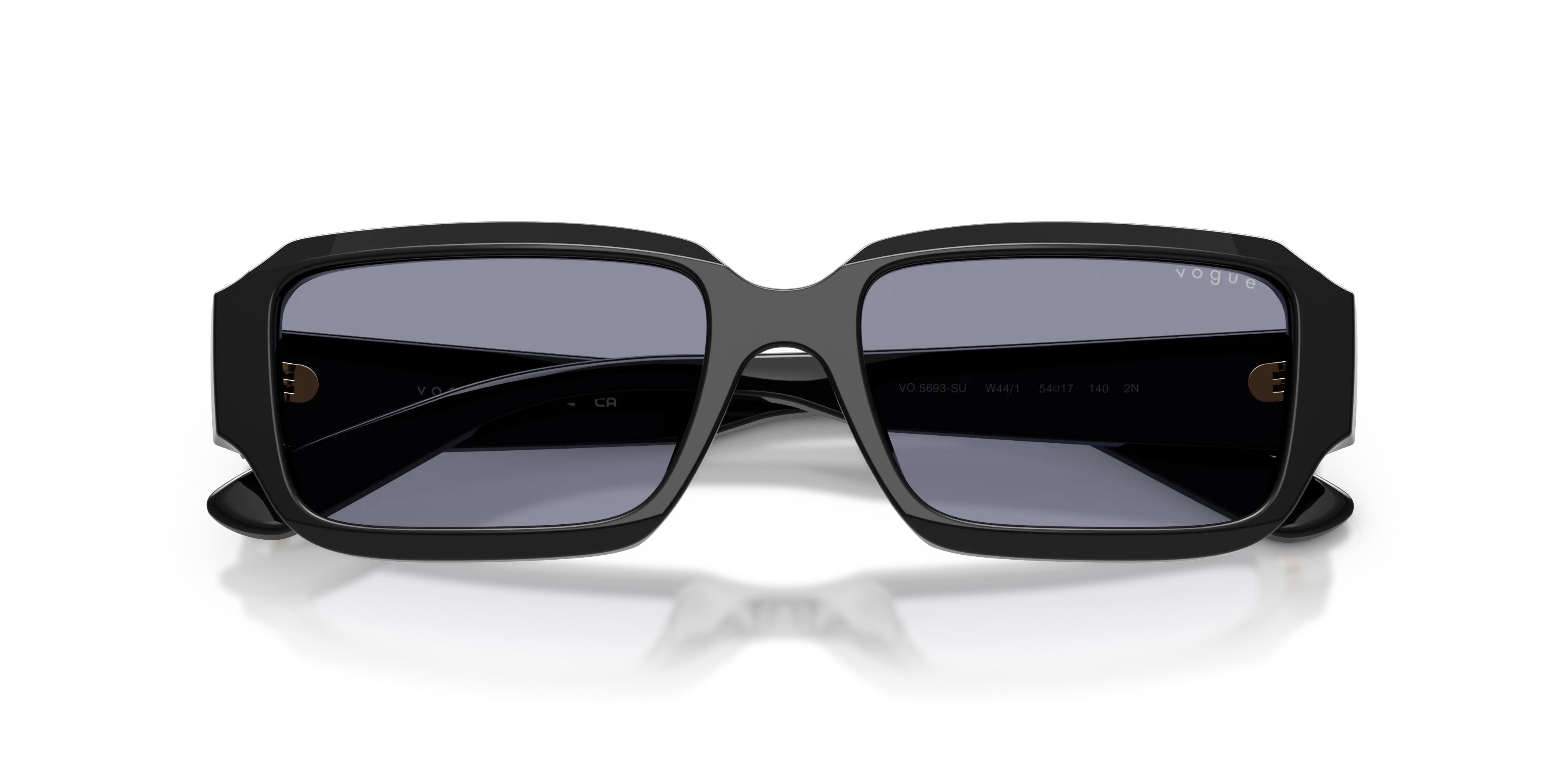 VOGUE EYEWEAR VO5693SU W44/1 Occhiali da sole Acetato Nero Grigio Squadrata Normale - immagine 2