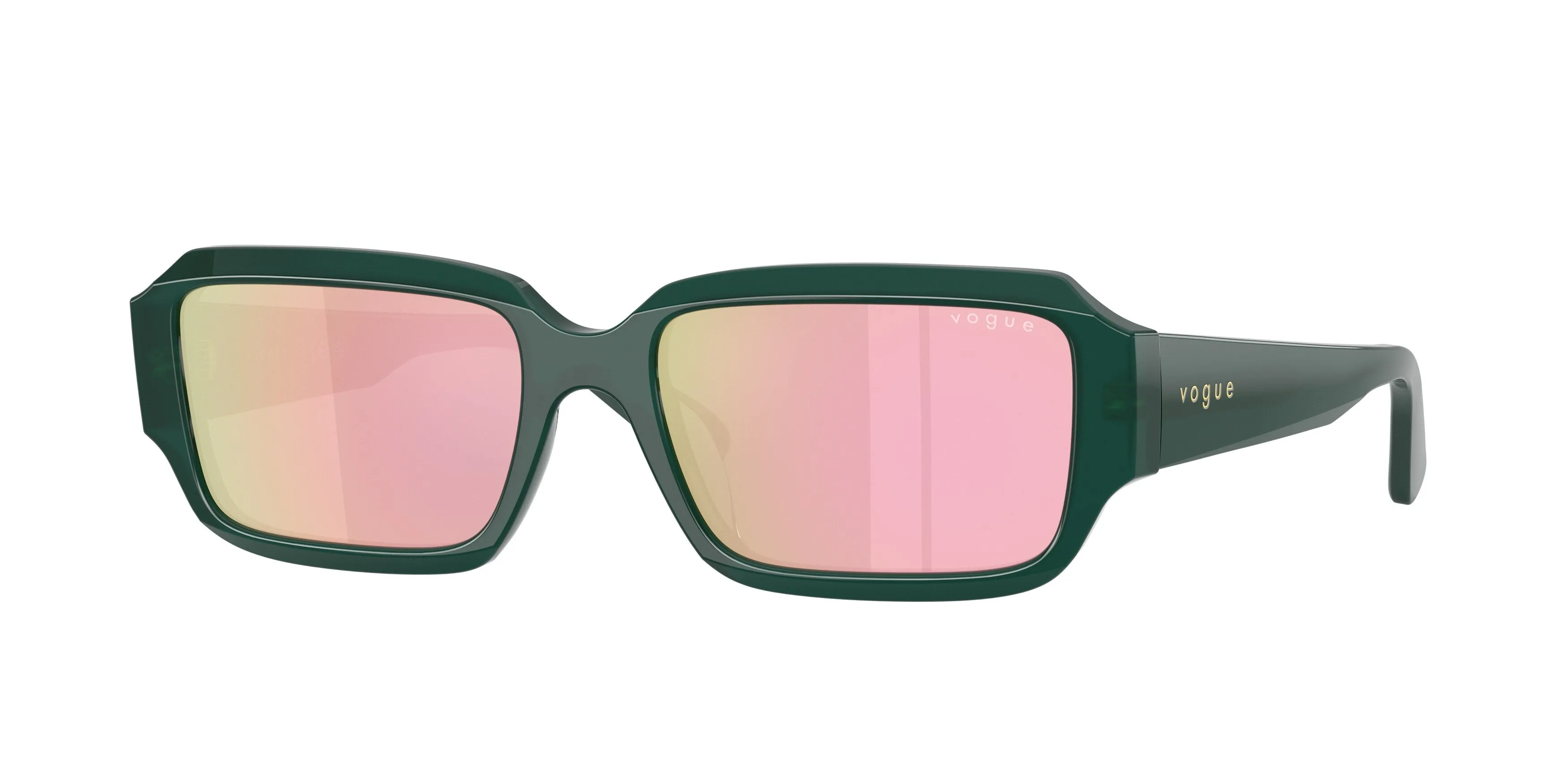 VOGUE EYEWEAR VO5693SU 32824Z Occhiali da sole Acetato Verde Grigio Squadrata Specchiate - immagine 1