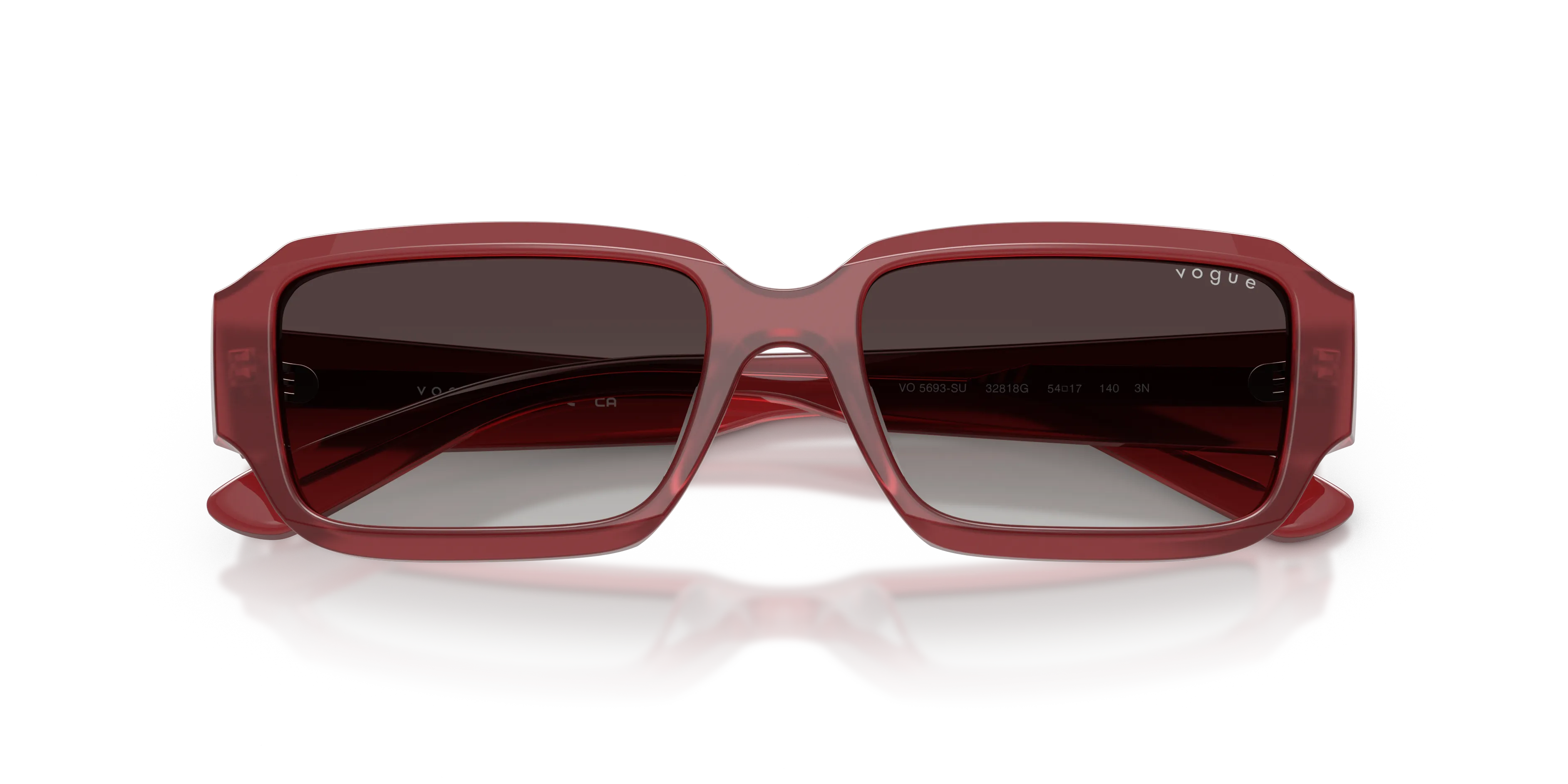 VOGUE EYEWEAR VO5693SU 32818G Occhiali da sole Acetato Viola Grigio Squadrata Normale Sfumato - immagine 2