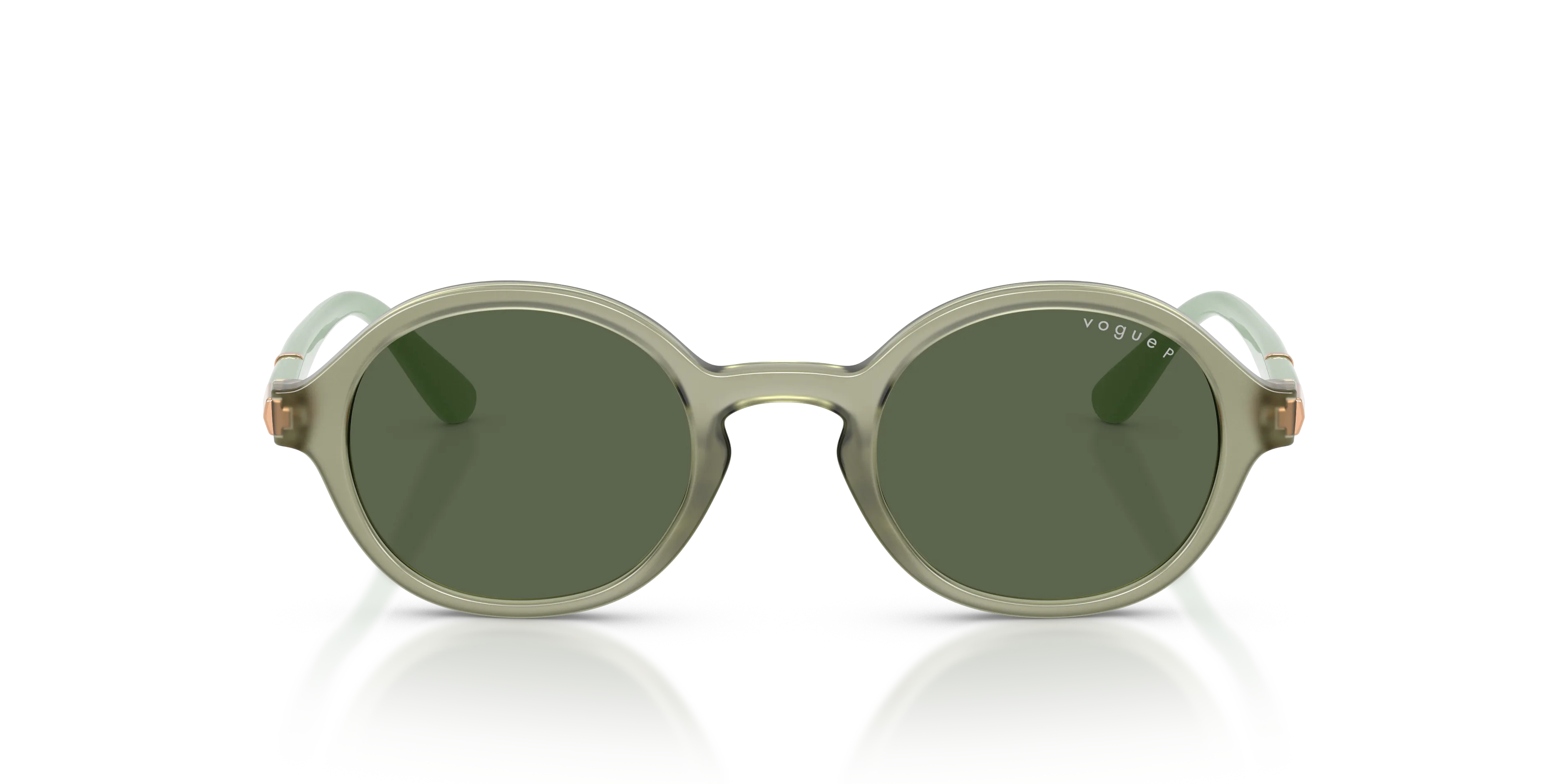 VOGUE EYEWEAR VO5692S 32959A Occhiali da sole Nylon Verde Verde Rotonda Polarizzata - immagine 3