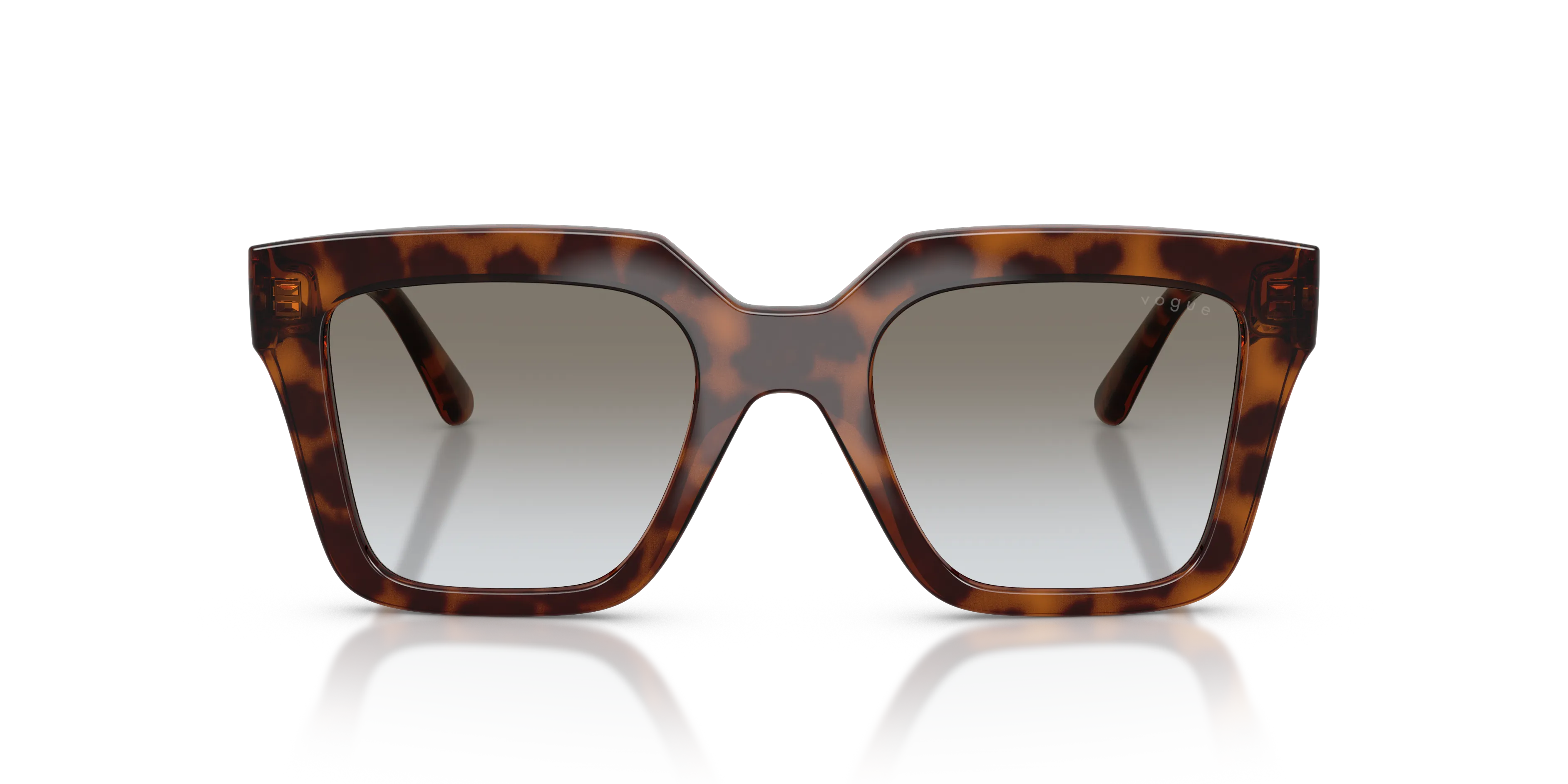 VOGUE EYEWEAR VO5690S 23868G Occhiali da sole Nylon Marrone Grigio Squadrata Normale Sfumato - immagine 3