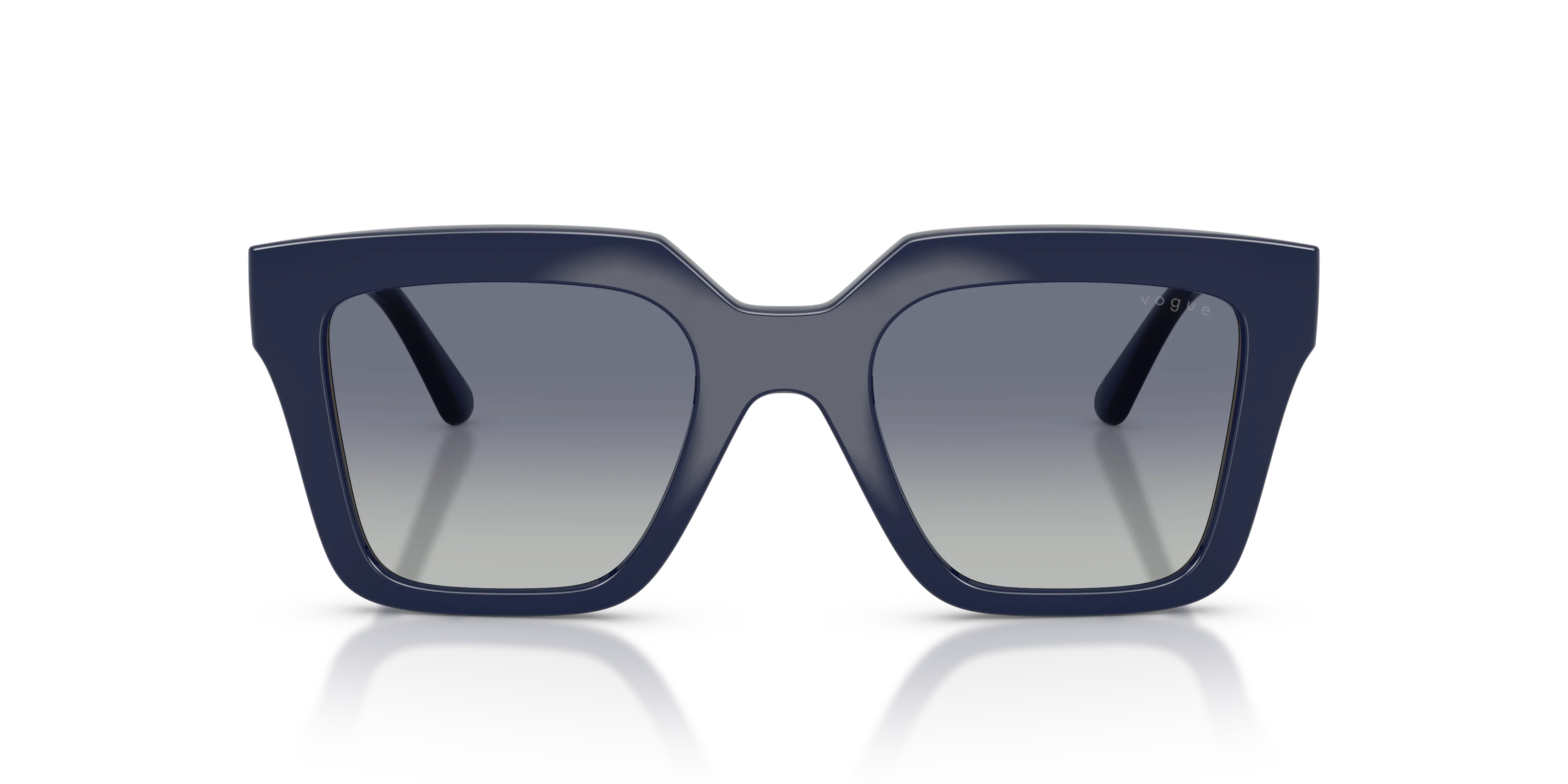 VOGUE EYEWEAR VO5690S 22884L Occhiali da sole Nylon Blu Blu Squadrata Normale Sfumato - immagine 3
