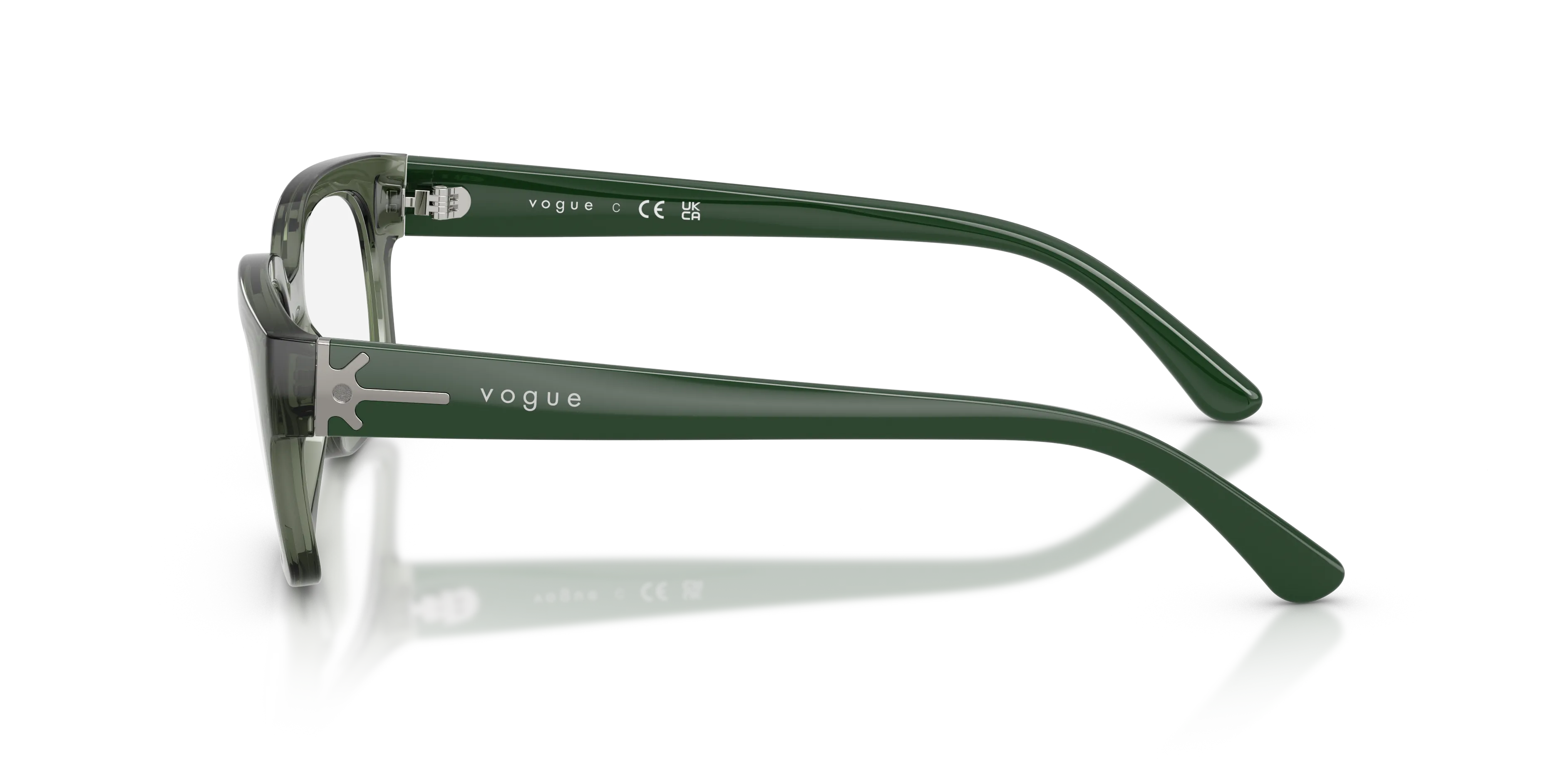VOGUE EYEWEAR VO5689 3086 Montature da vista Nylon Verde Trasparente Pillow Normale - immagine 4