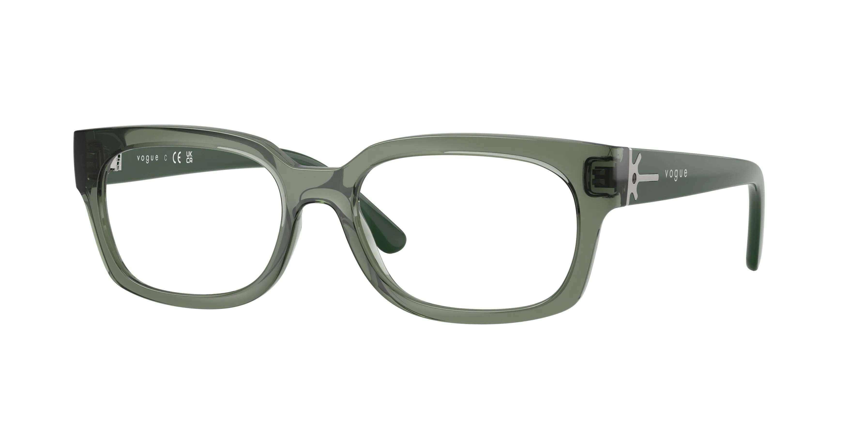 VOGUE EYEWEAR VO5689 3086 Montature da vista Nylon Verde Trasparente Pillow Normale - immagine 1
