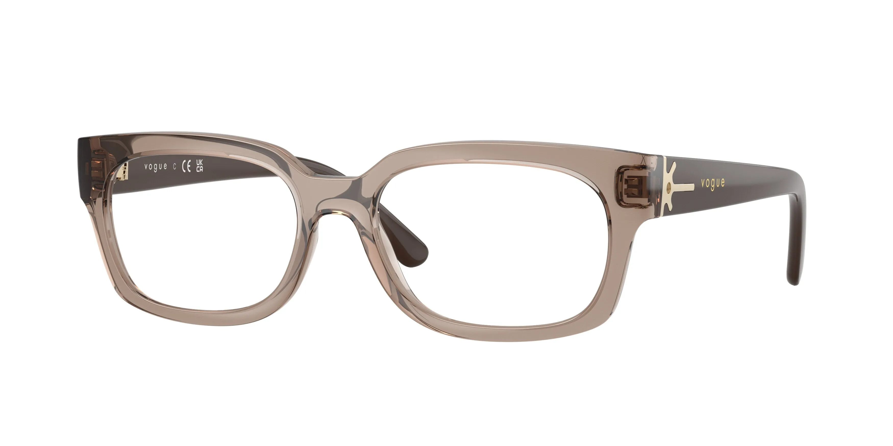 VOGUE EYEWEAR VO5689 2940 Montature da vista Nylon Marrone Trasparente Pillow Normale - immagine 1