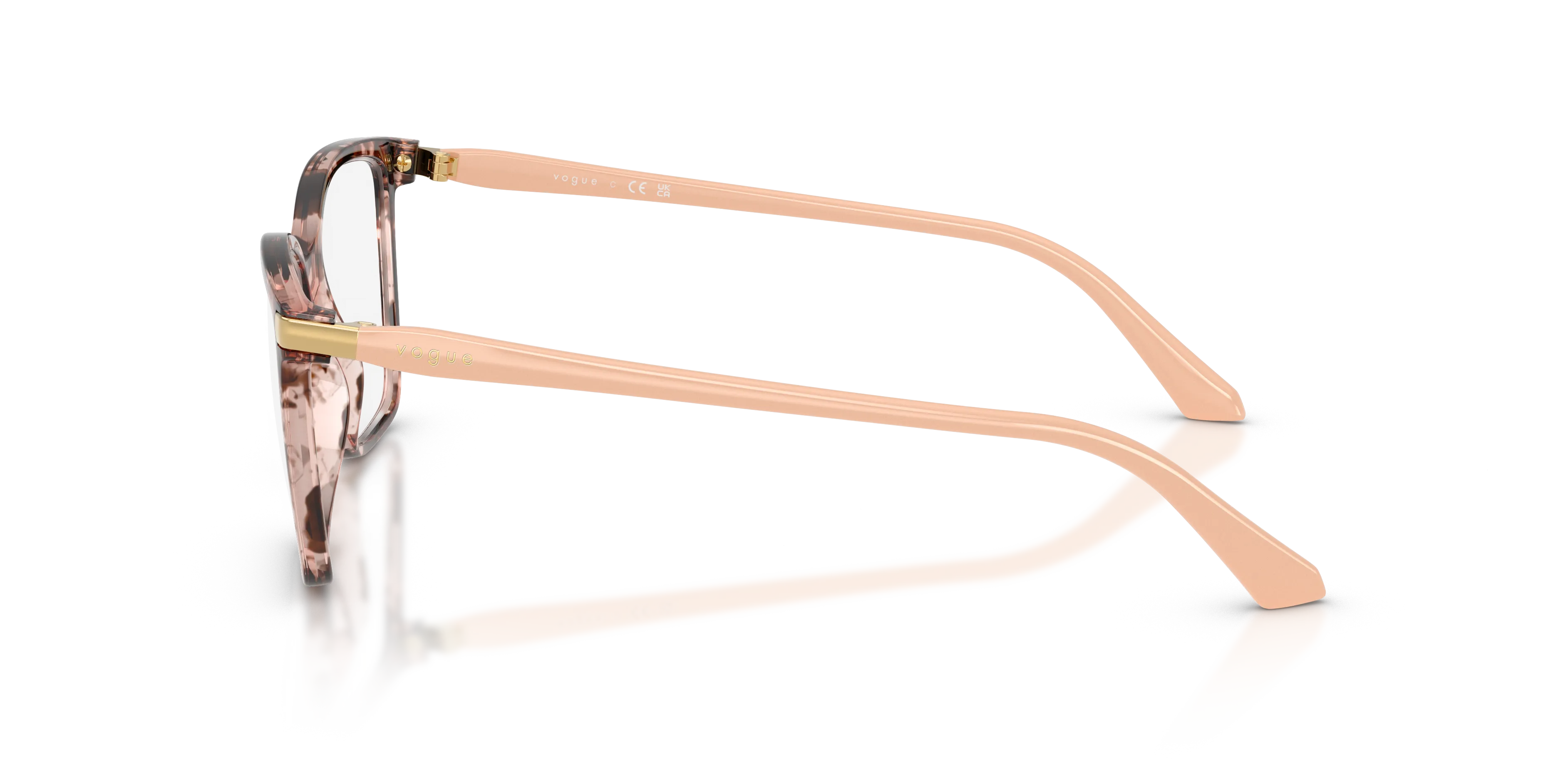 VOGUE EYEWEAR VO5654 3199 Montature da vista Nylon Rosa Trasparente Squadrata Normale - immagine 4