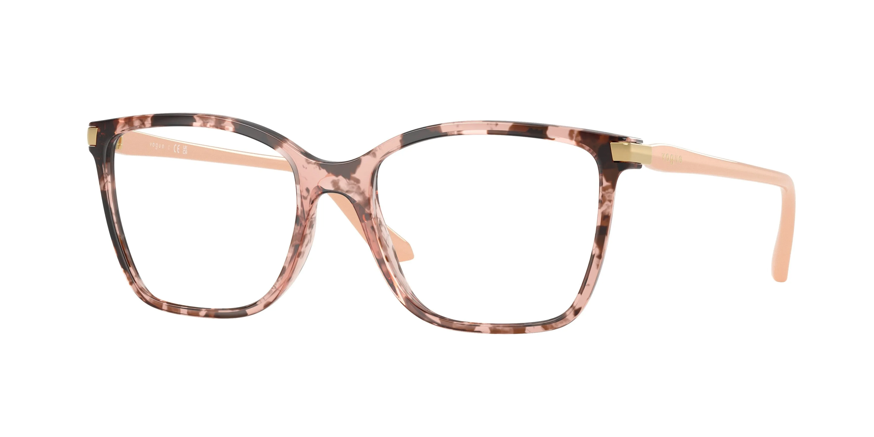 VOGUE EYEWEAR VO5654 3199 Montature da vista Nylon Rosa Trasparente Squadrata Normale - immagine 1