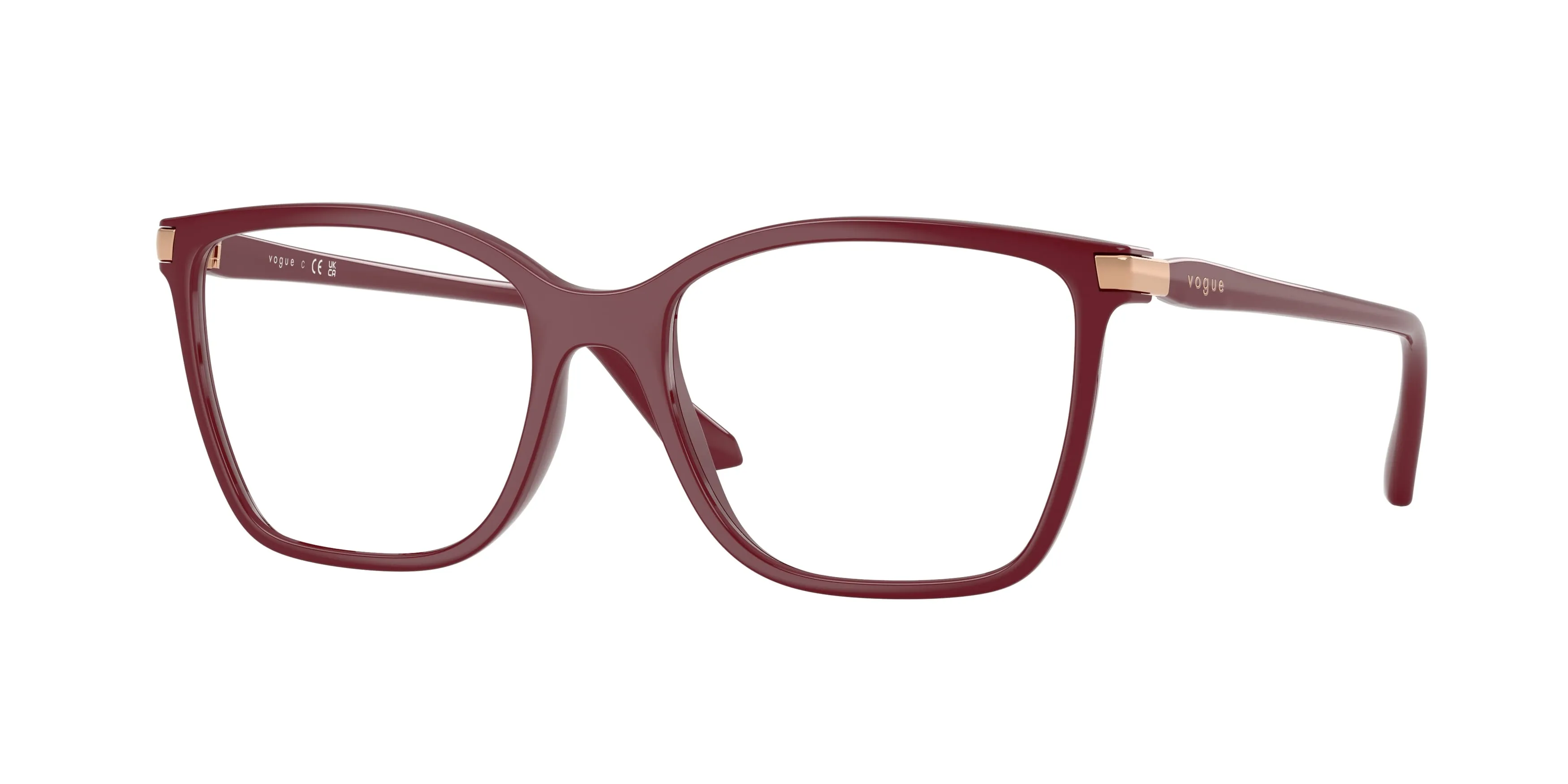 VOGUE EYEWEAR VO5654 2875 Montature da vista Nylon Rosso Trasparente Squadrata Normale - immagine 1