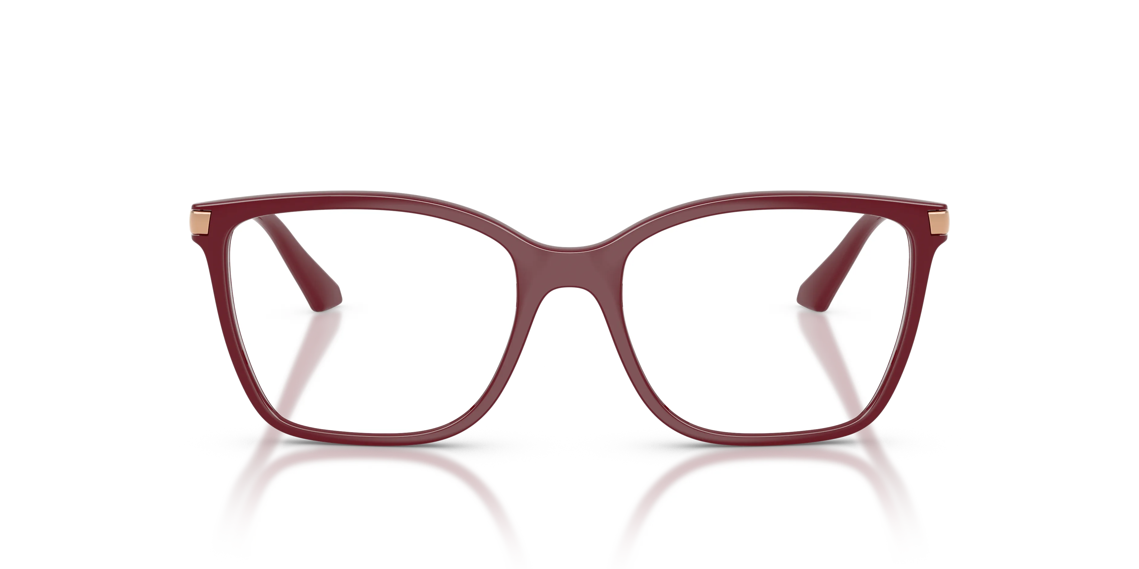 VOGUE EYEWEAR VO5654 2875 Montature da vista Nylon Rosso Trasparente Squadrata Normale - immagine 3