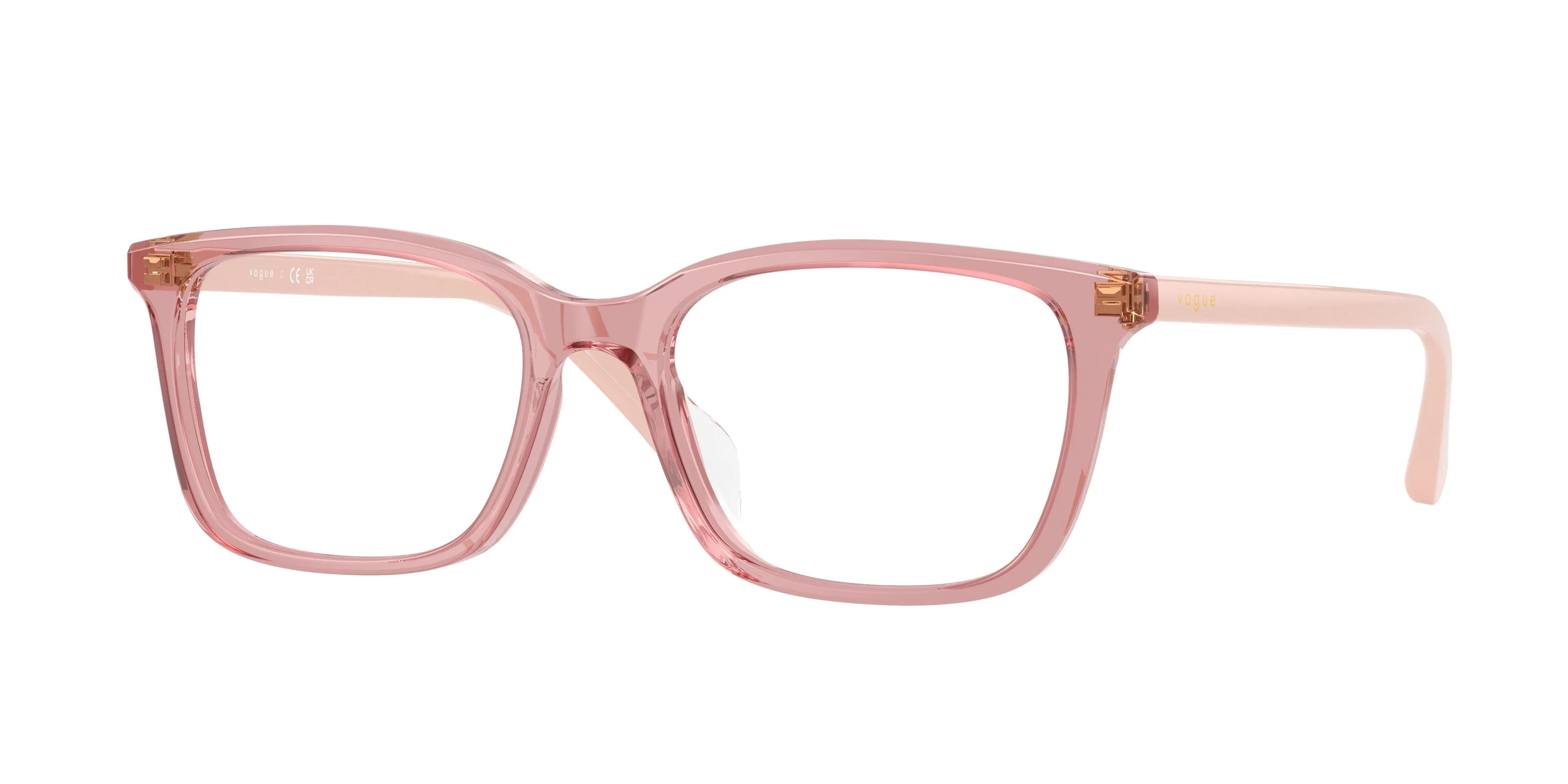 VOGUE EYEWEAR VO5643D 2921 Montature da vista Acetato Rosa Trasparente Pillow Normale - immagine 1