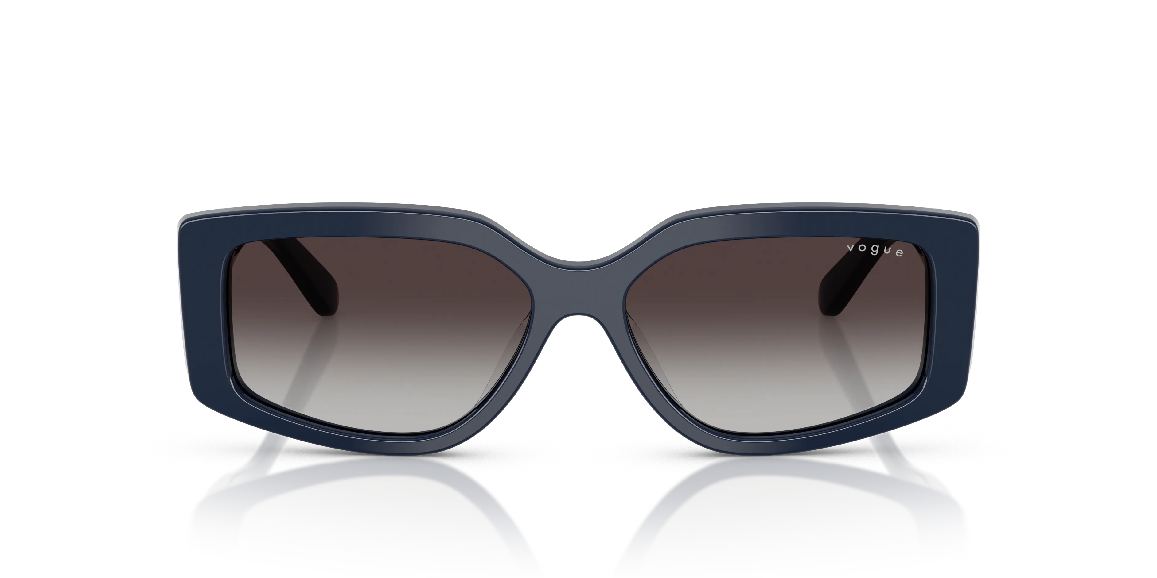 VOGUE EYEWEAR VO5642SU 32408G Occhiali da sole Acetato Blu Grigio Squadrata Normale Sfumato - immagine 3