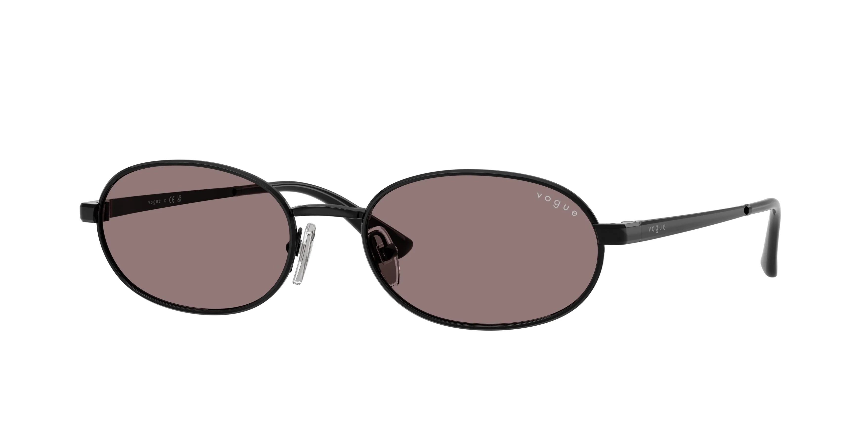 VOGUE EYEWEAR VO4353S 352/7N Occhiali da sole Metallo Nero Viola Rotonda Normale - immagine 1