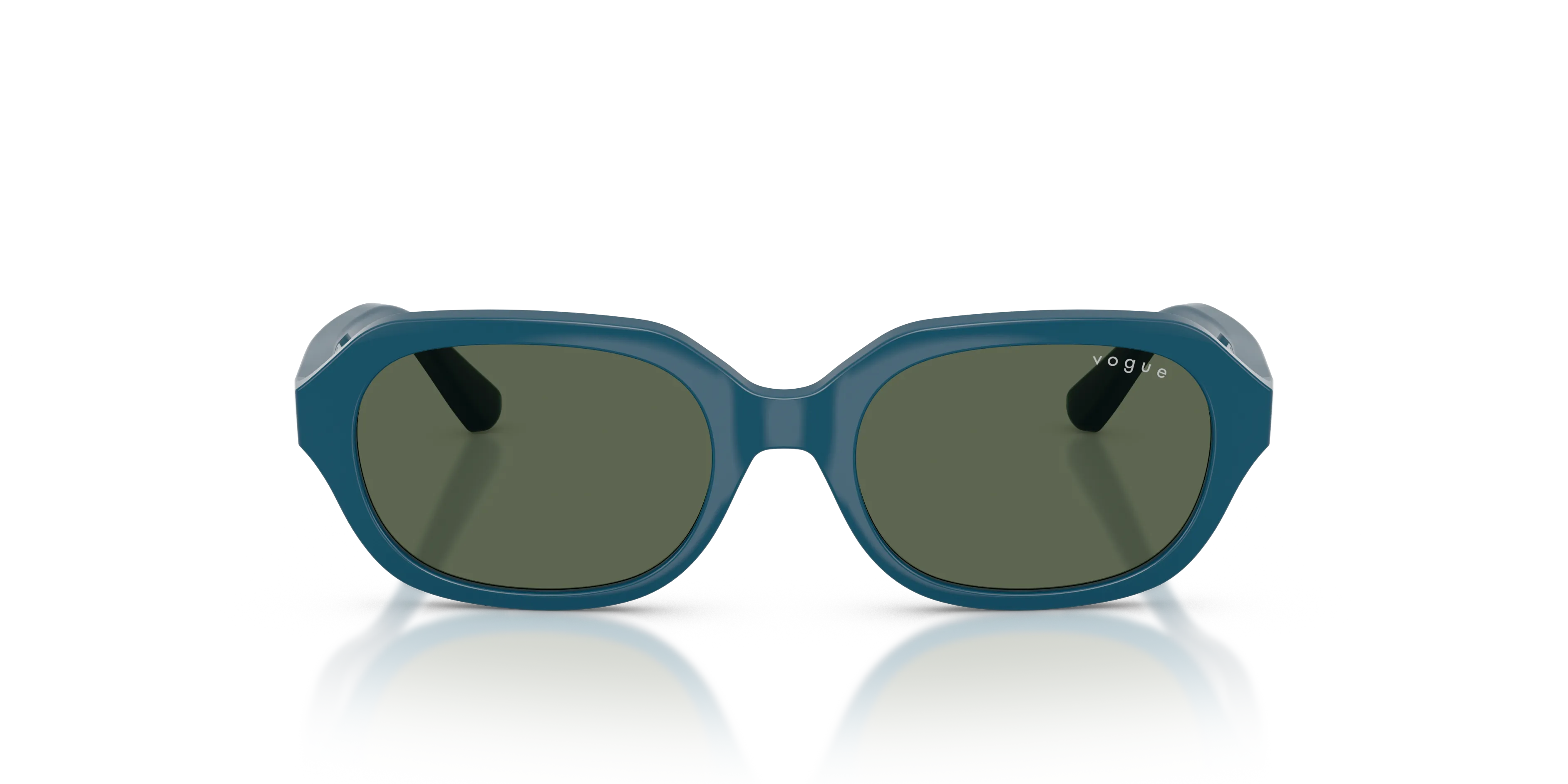 VOGUE EYEWEAR VJ2035 319071 Occhiali da sole Nylon Blu Verde Geometrica Normale - immagine 3