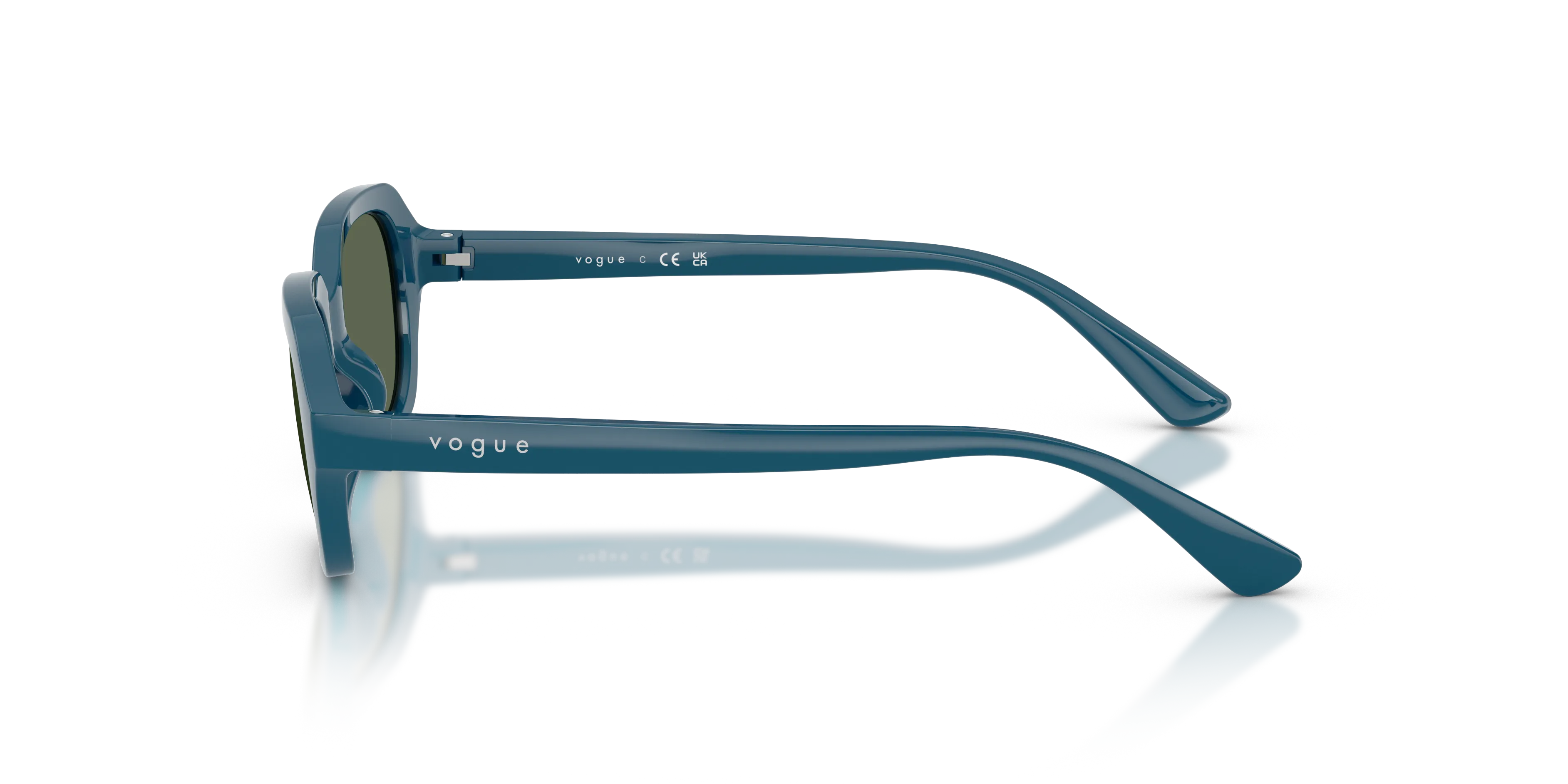VOGUE EYEWEAR VJ2035 319071 Occhiali da sole Nylon Blu Verde Geometrica Normale - immagine 4