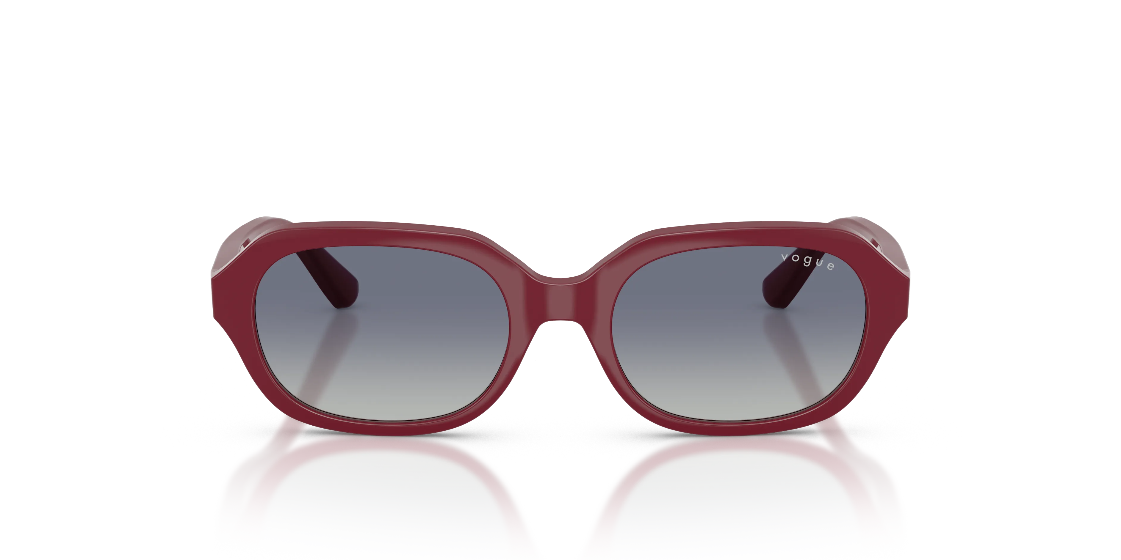VOGUE EYEWEAR VJ2035 28754L Occhiali da sole Nylon Rosso [""] Geometrica Normale Sfumato - immagine 3