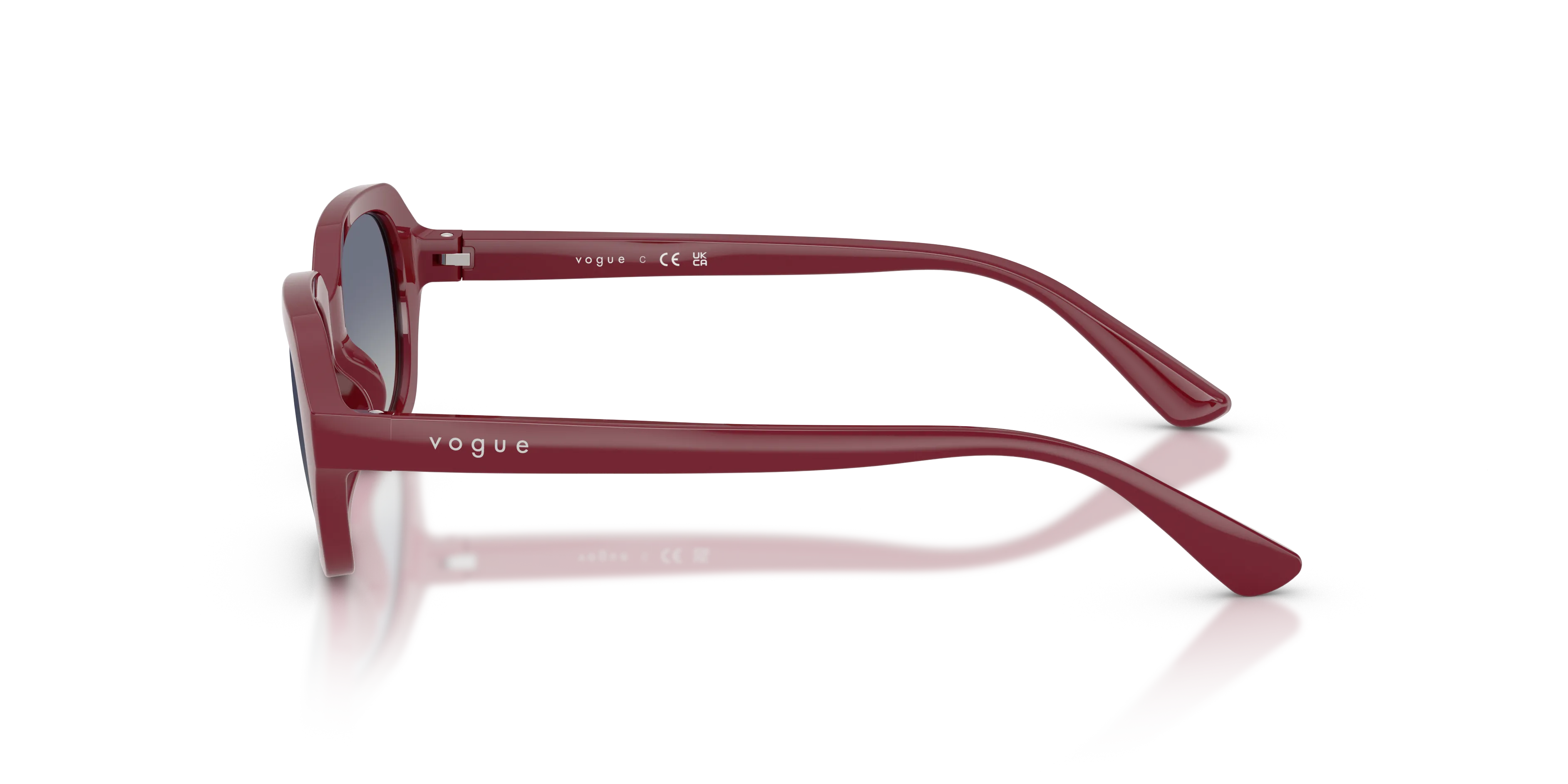 VOGUE EYEWEAR VJ2035 28754L Occhiali da sole Nylon Rosso [""] Geometrica Normale Sfumato - immagine 4