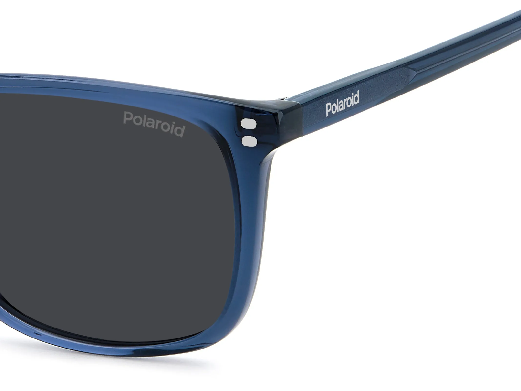 Polaroid PLD 4202/S/X PJP/M9 Occhiali da sole Acetato Blu Grigio Squadrata Polarizzata - immagine 4