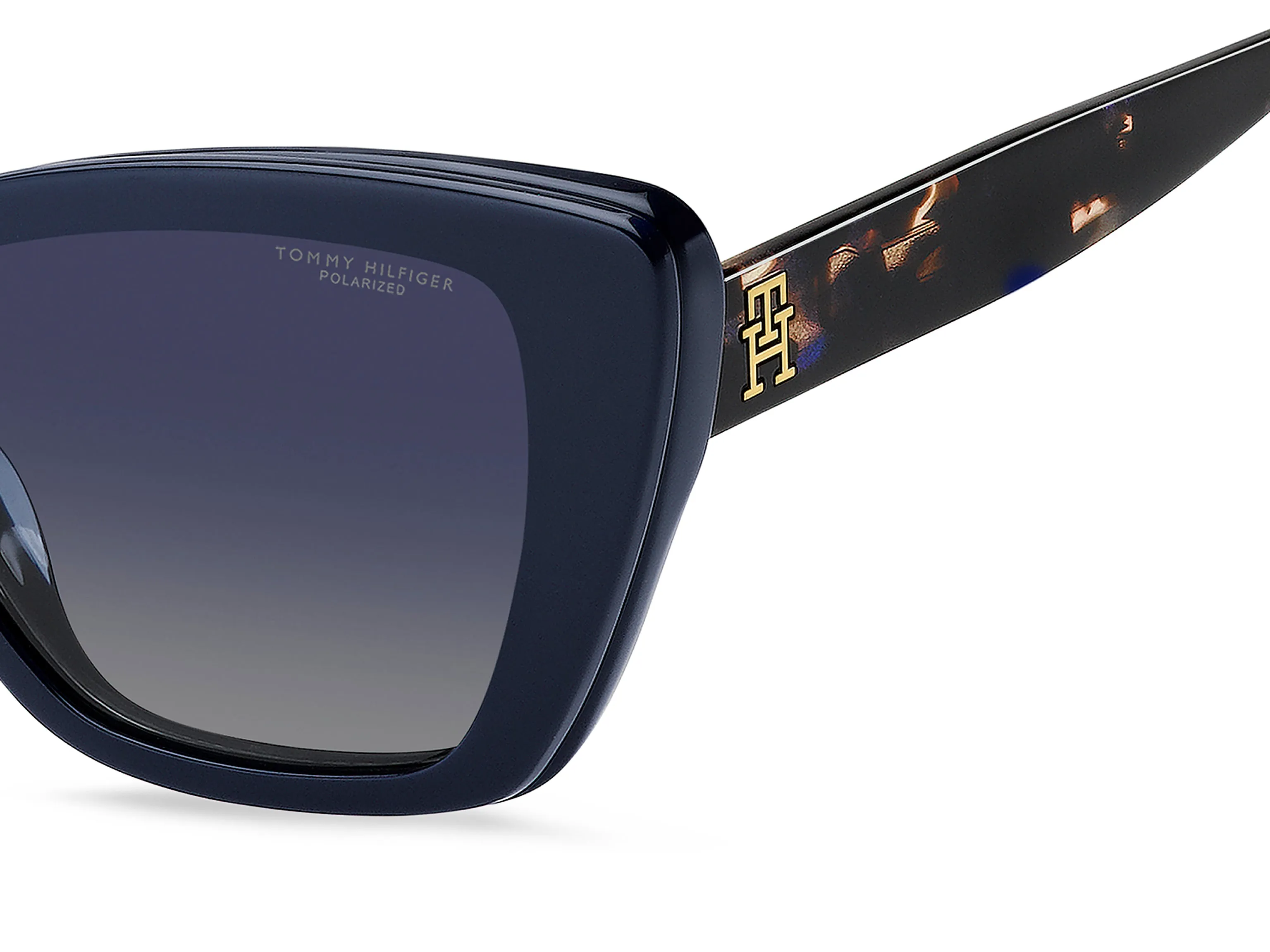 Tommy Hilfiger TH 2347/C PJP/Z7 Montature da vista Acetato Blu Blu Cat Eye Polarizzata Sfumato - immagine 4