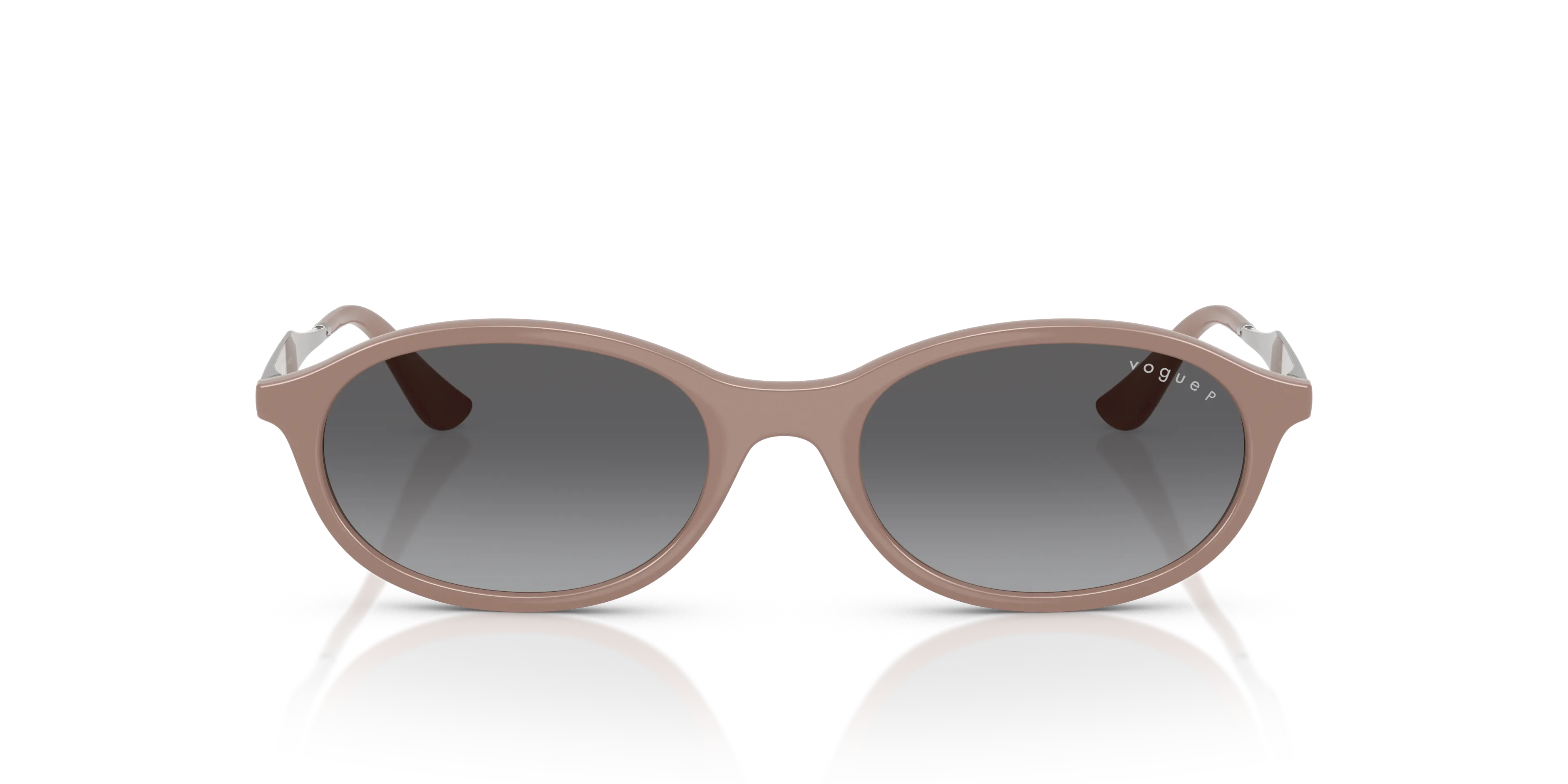 VOGUE EYEWEAR VO5625S 3272T3 Occhiali da sole Nylon Nero Grigio Rotonda Polarizzata Sfumato - immagine 3