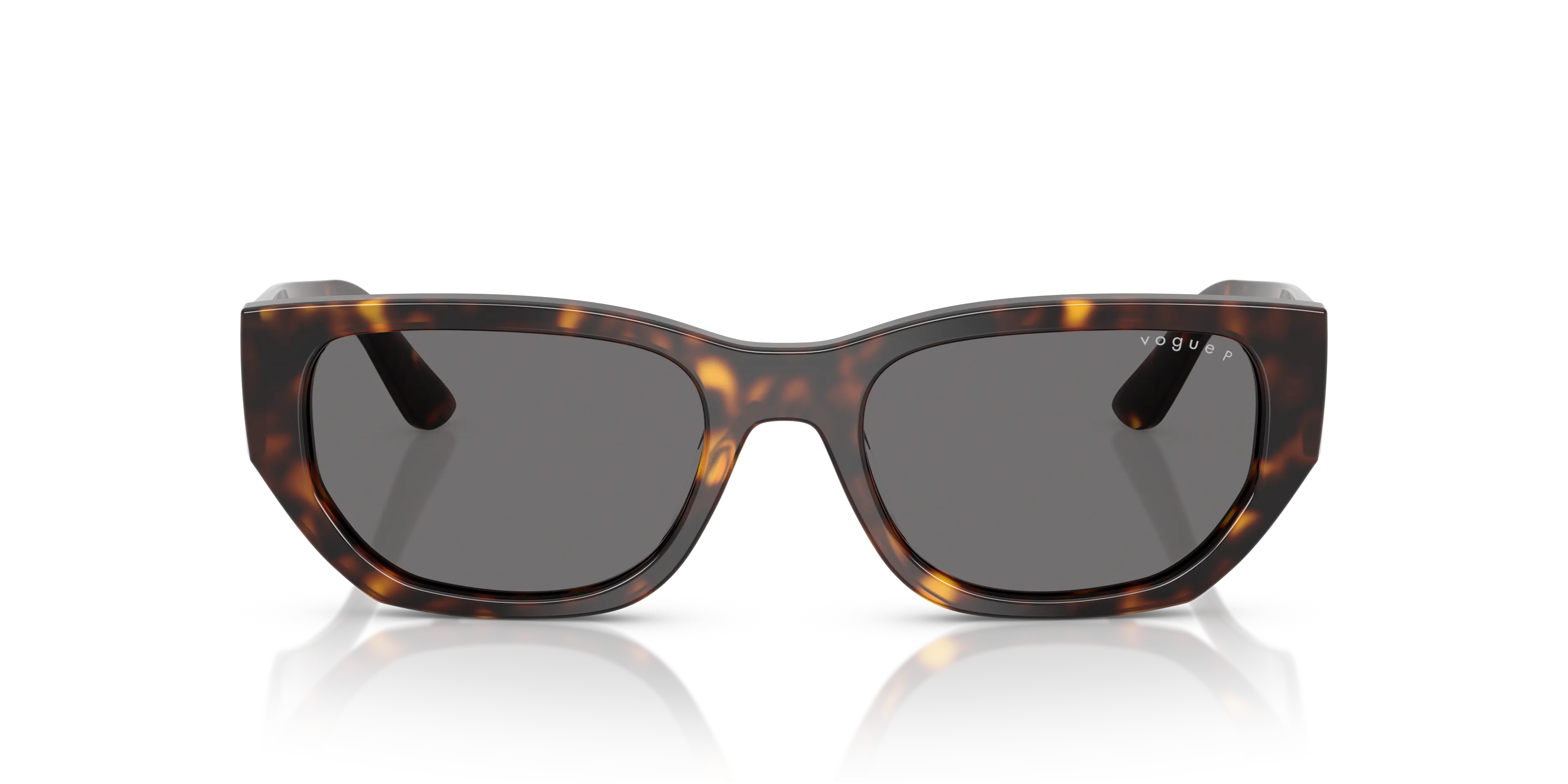 VOGUE EYEWEAR VO5586S W65681 Occhiali da sole Acetato Marrone Grigio Squadrata Polarizzata - immagine 3