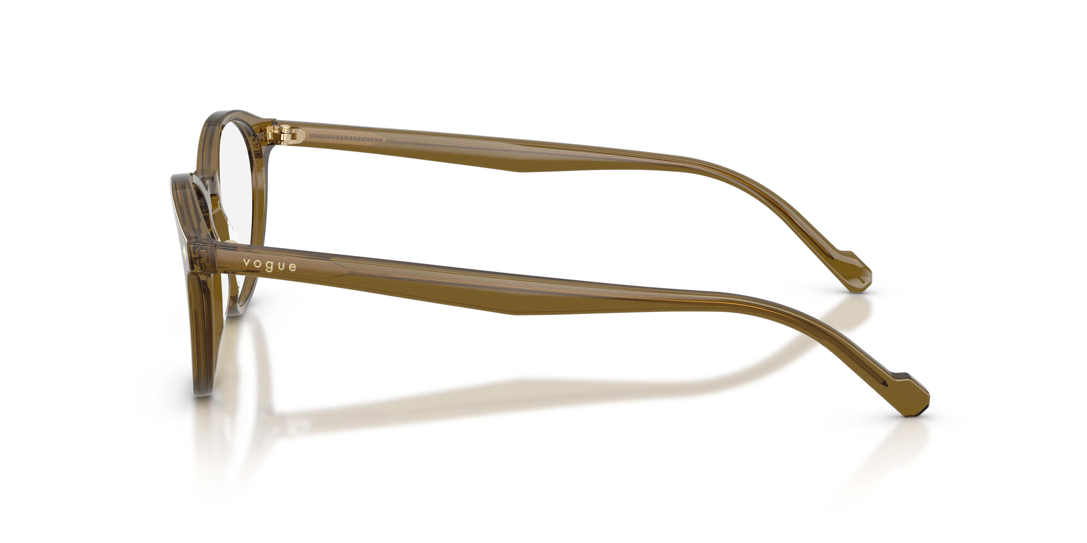 VOGUE EYEWEAR VO5326 3260 Montature da vista Acetato Verde Trasparente Rotonda Normale - immagine 4