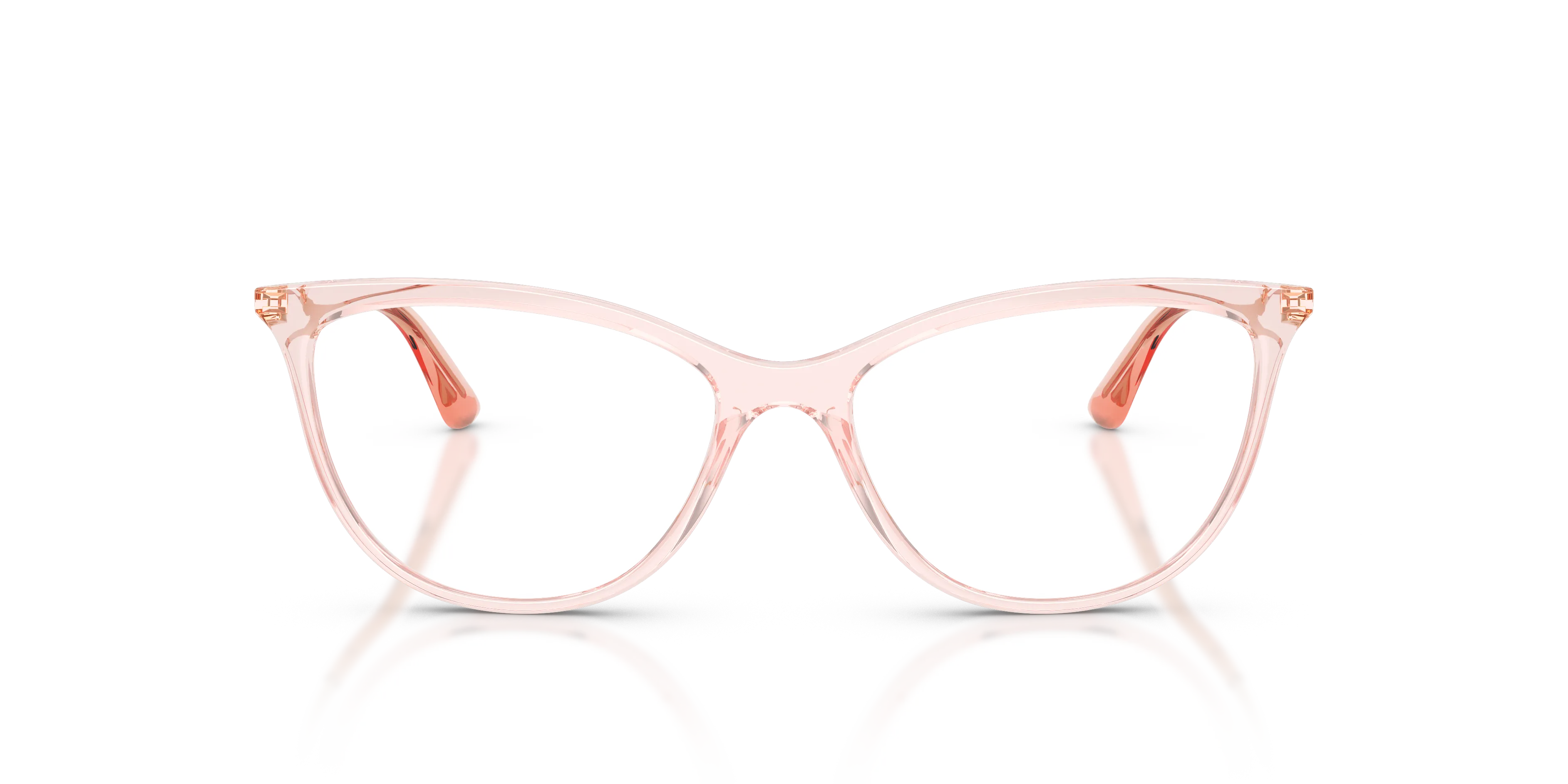 VOGUE EYEWEAR VO5239 2939 Montature da vista Iniettato Rosa Trasparente Cat Eye Normale - immagine 3