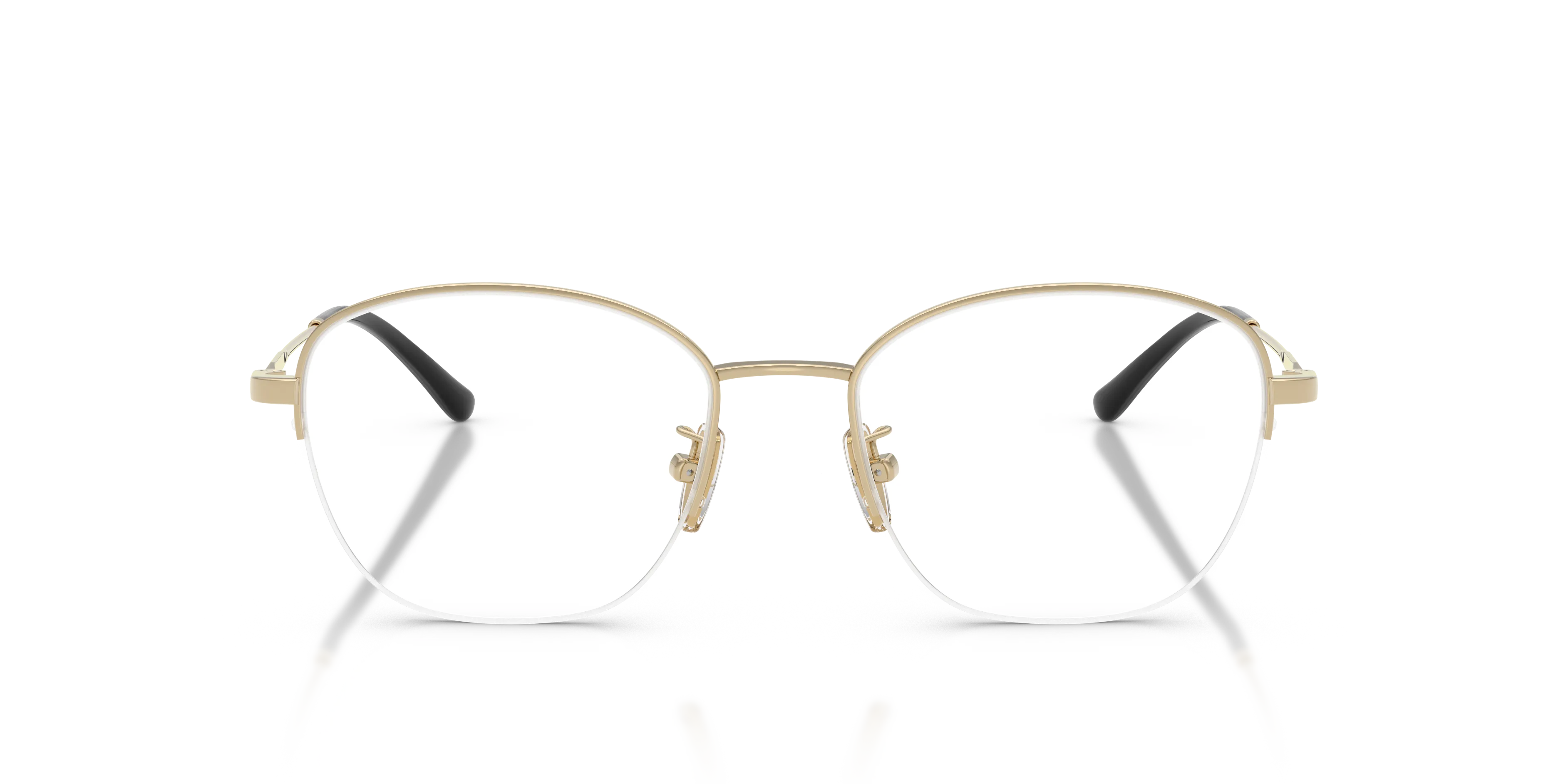 VOGUE EYEWEAR VO4357D 848 Montature da vista Metallo Oro Trasparente Geometrica Normale - immagine 3