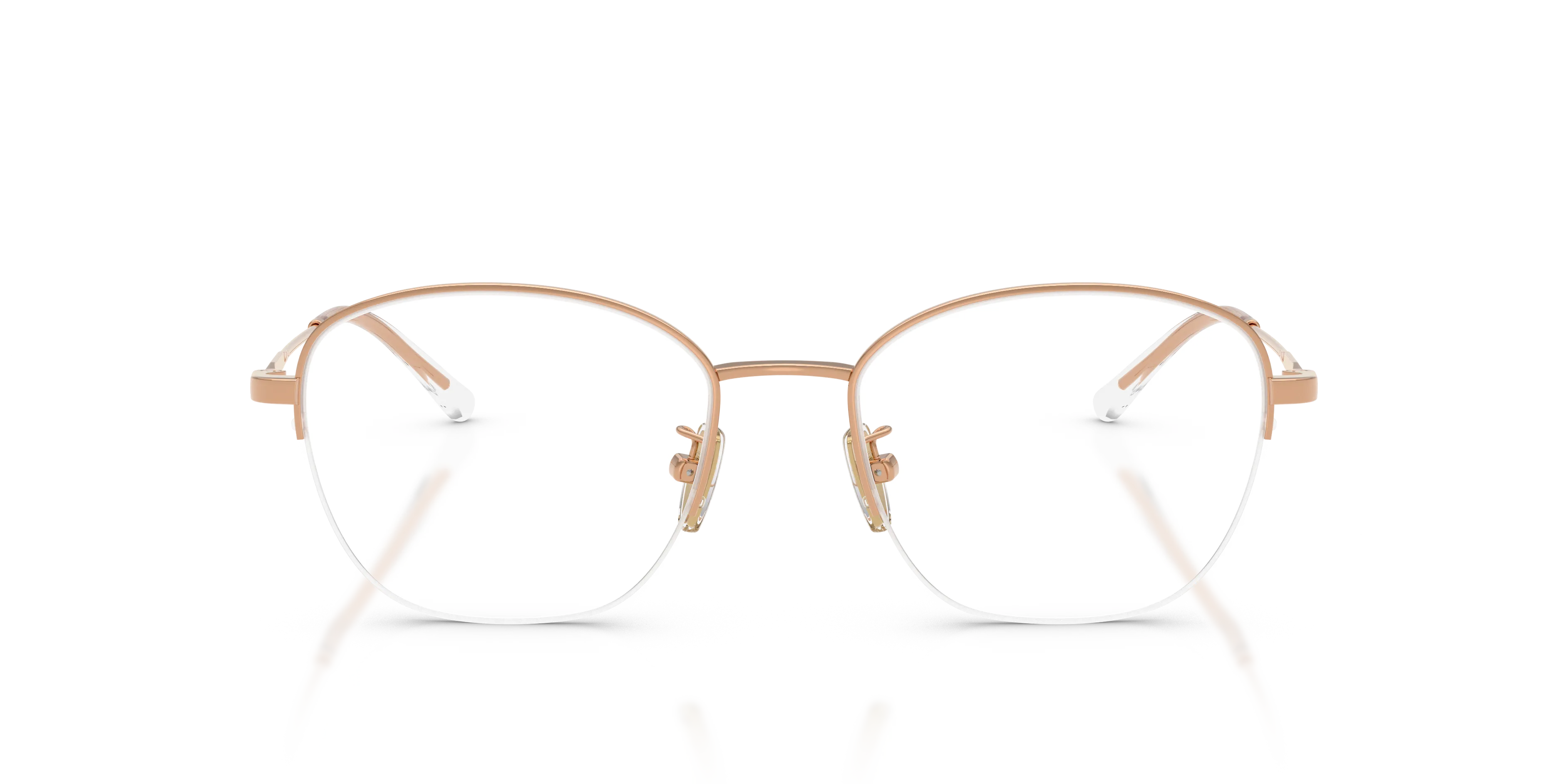VOGUE EYEWEAR VO4357D 5152 Montature da vista Metallo Oro Trasparente Geometrica Normale - immagine 3