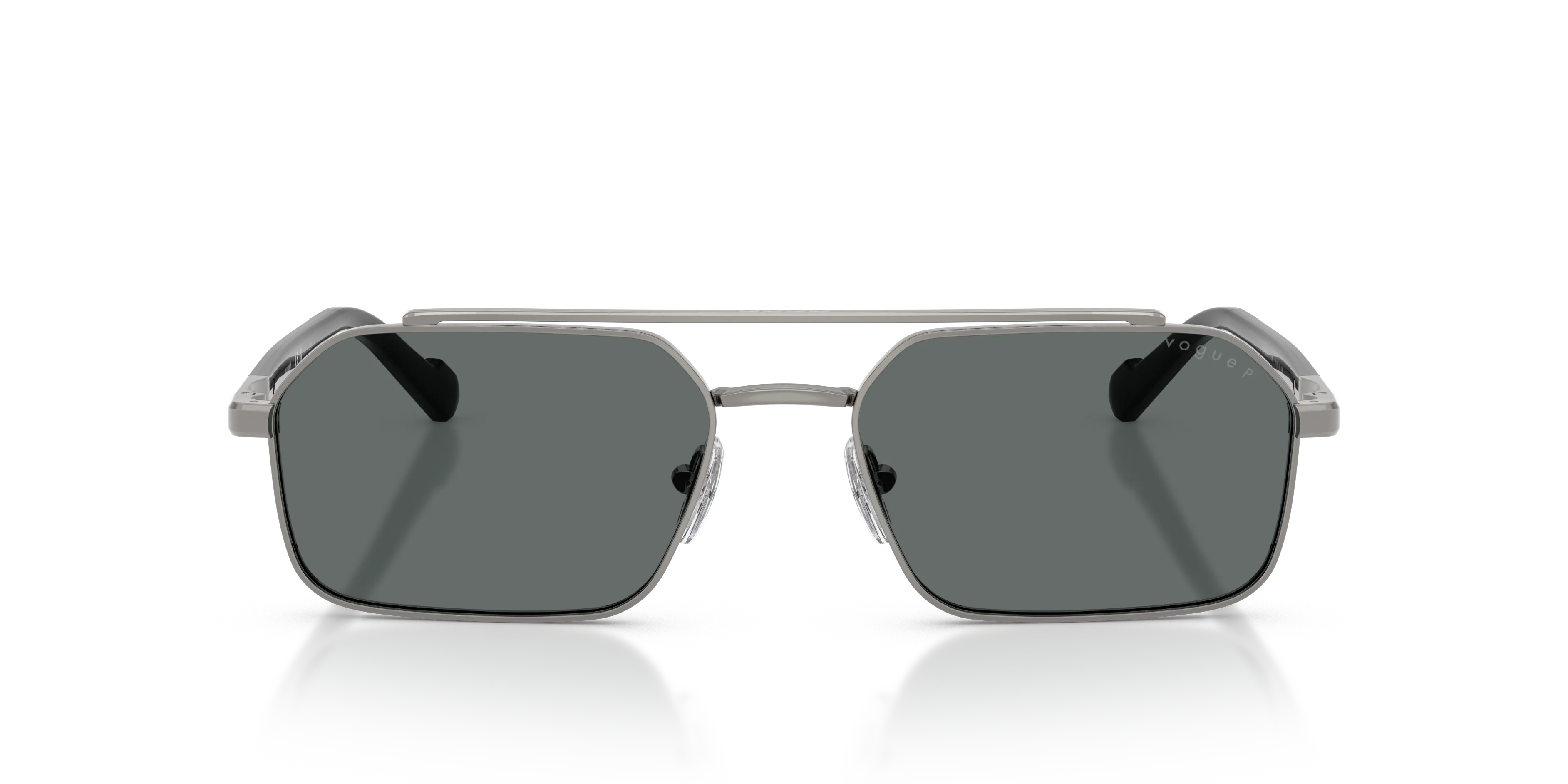 VOGUE EYEWEAR VO4356S 518781 Occhiali da sole Metallo Grigio Grigio Geometrica Polarizzata - immagine 3